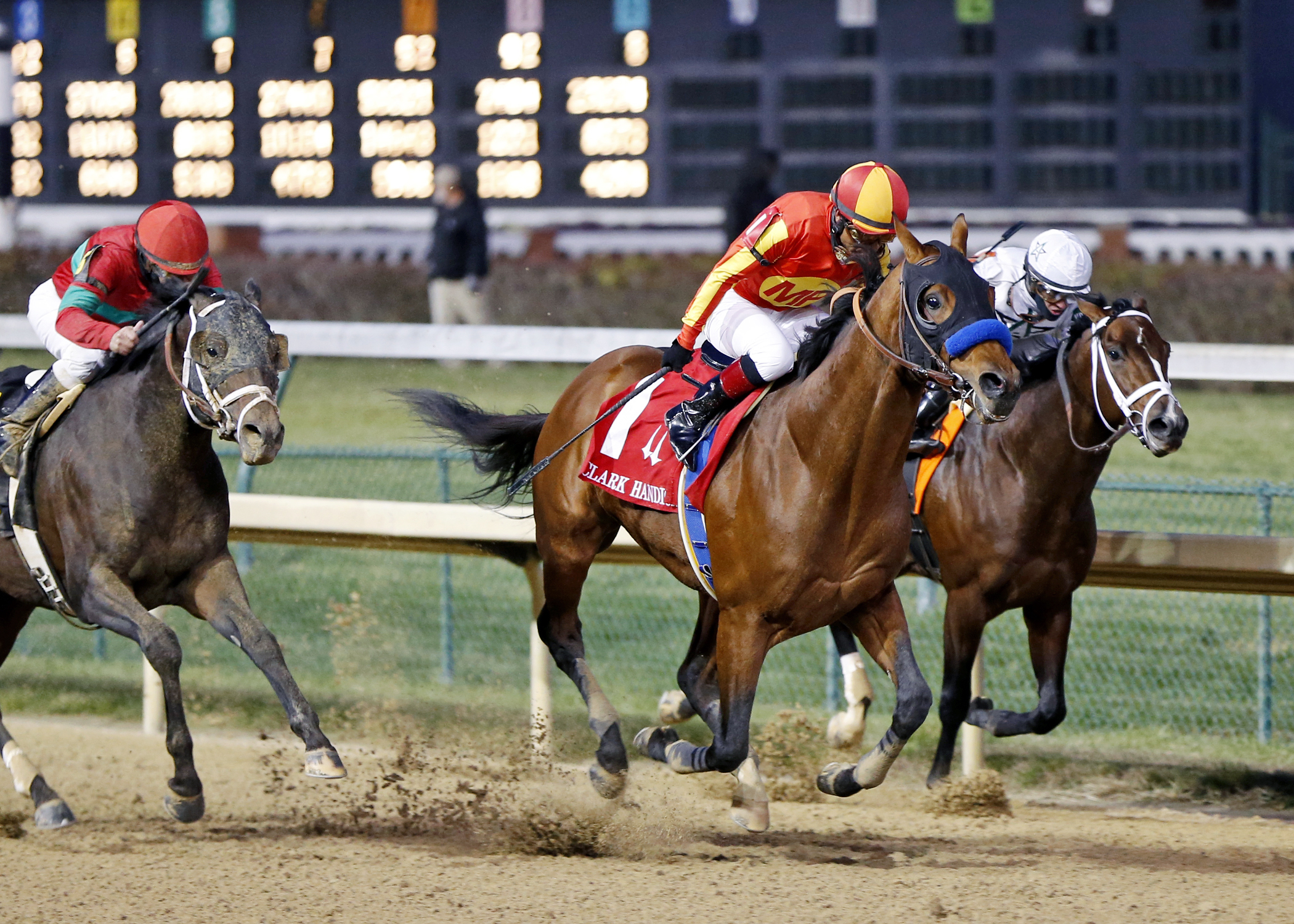 Hoppertunity wins the Clark Handicap