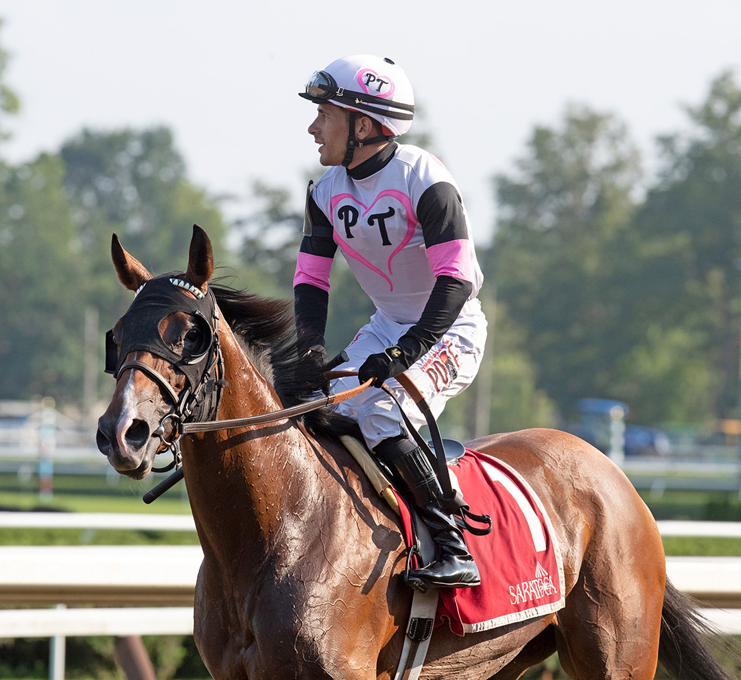 Horologist at the 2021 Shuvee Stakes at Saratoga Race Course