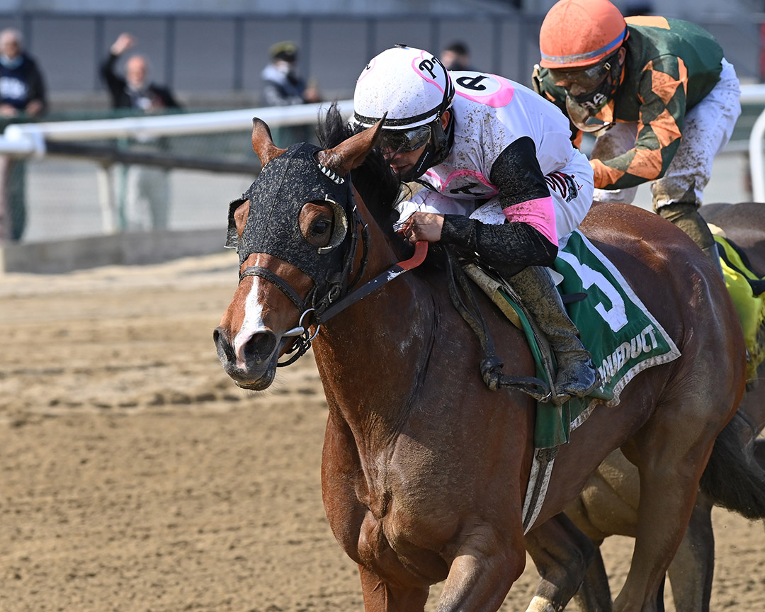 Horologist wins the 2021 Top Flight Handicap at Aqueduct Racetrack