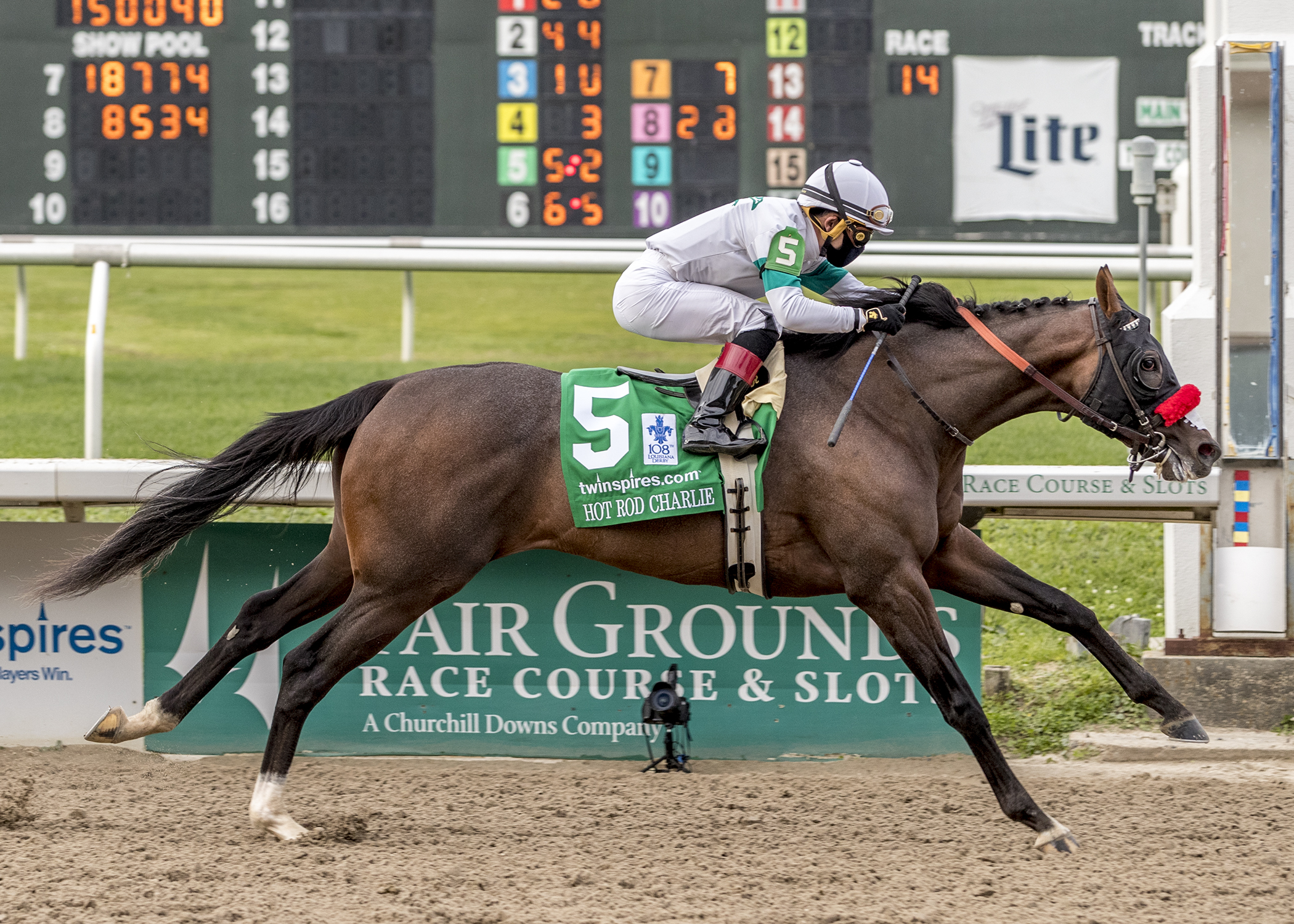 Hot Rod Charlie wins Louisiana Derby 3-20-2021