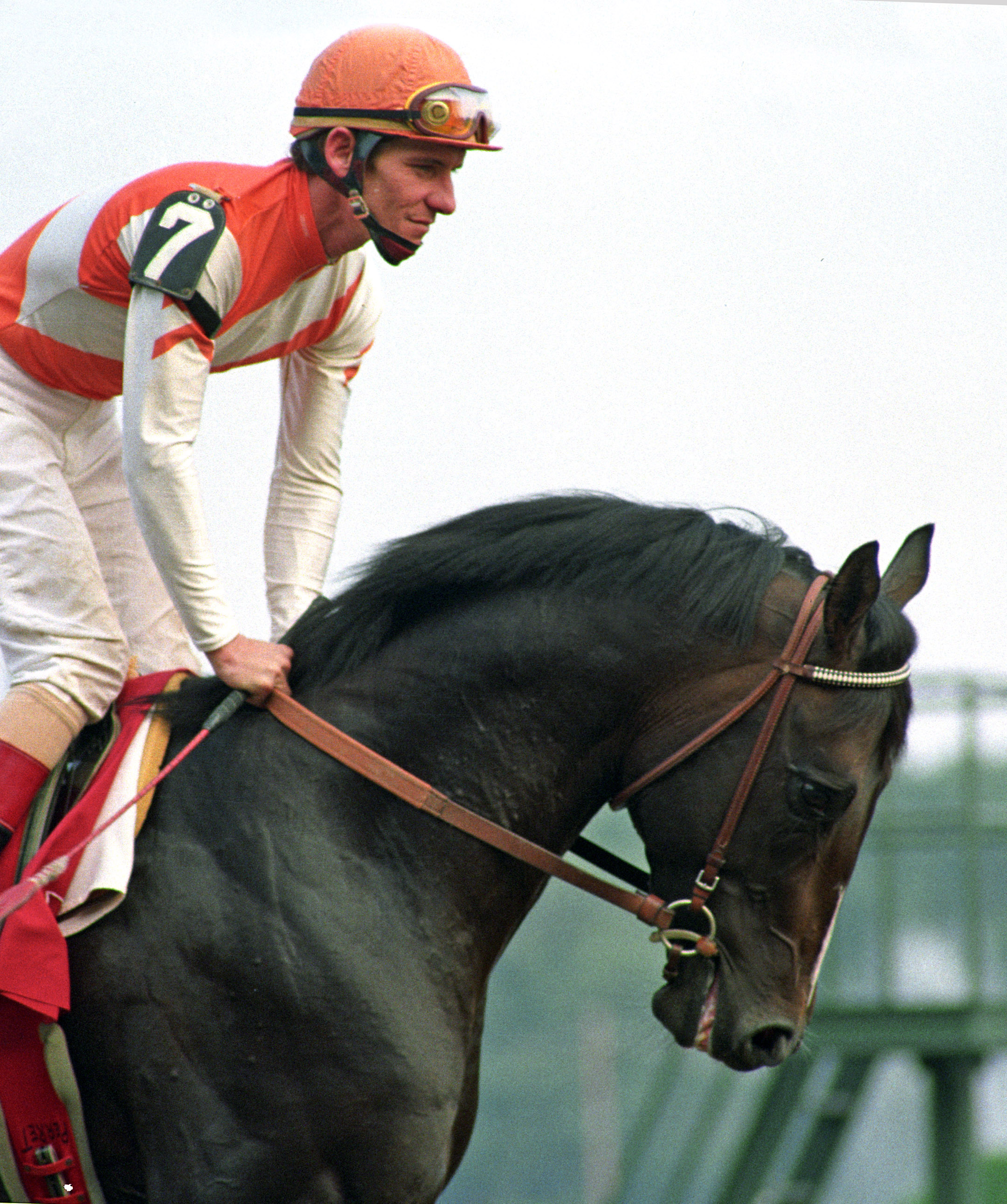 Craig Perret aboard Housebuster in 1990