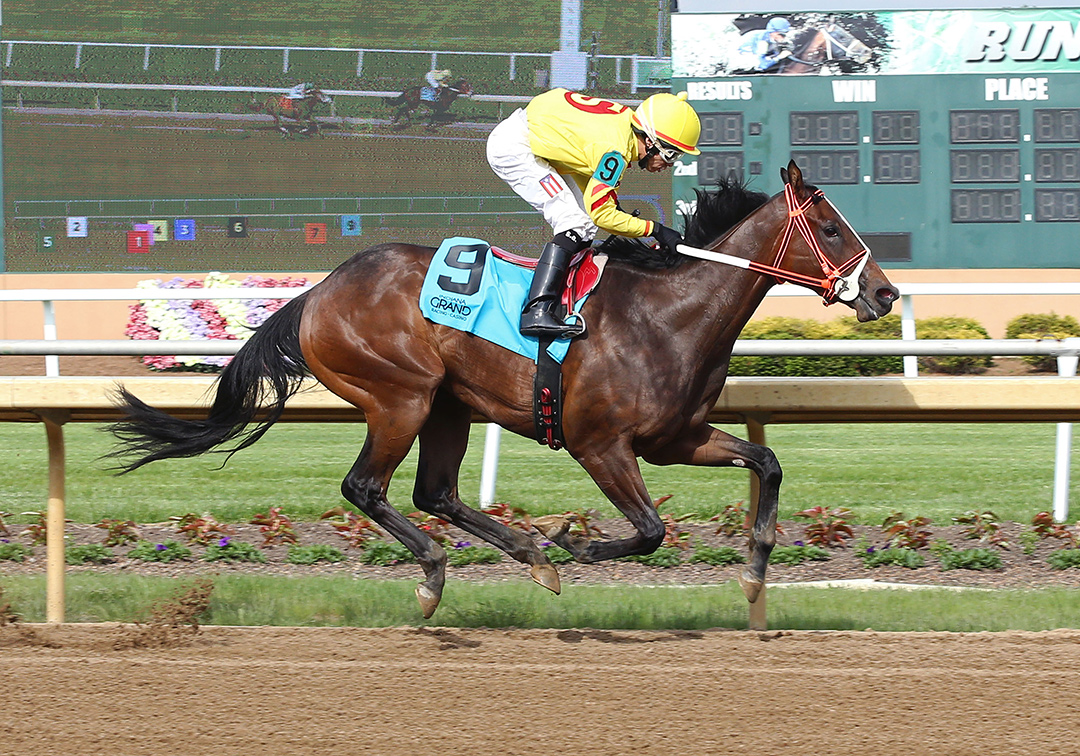 Hungarian Princess wins the 2021 Swiftly Sired Fillies Stakes at Indiana Grand
