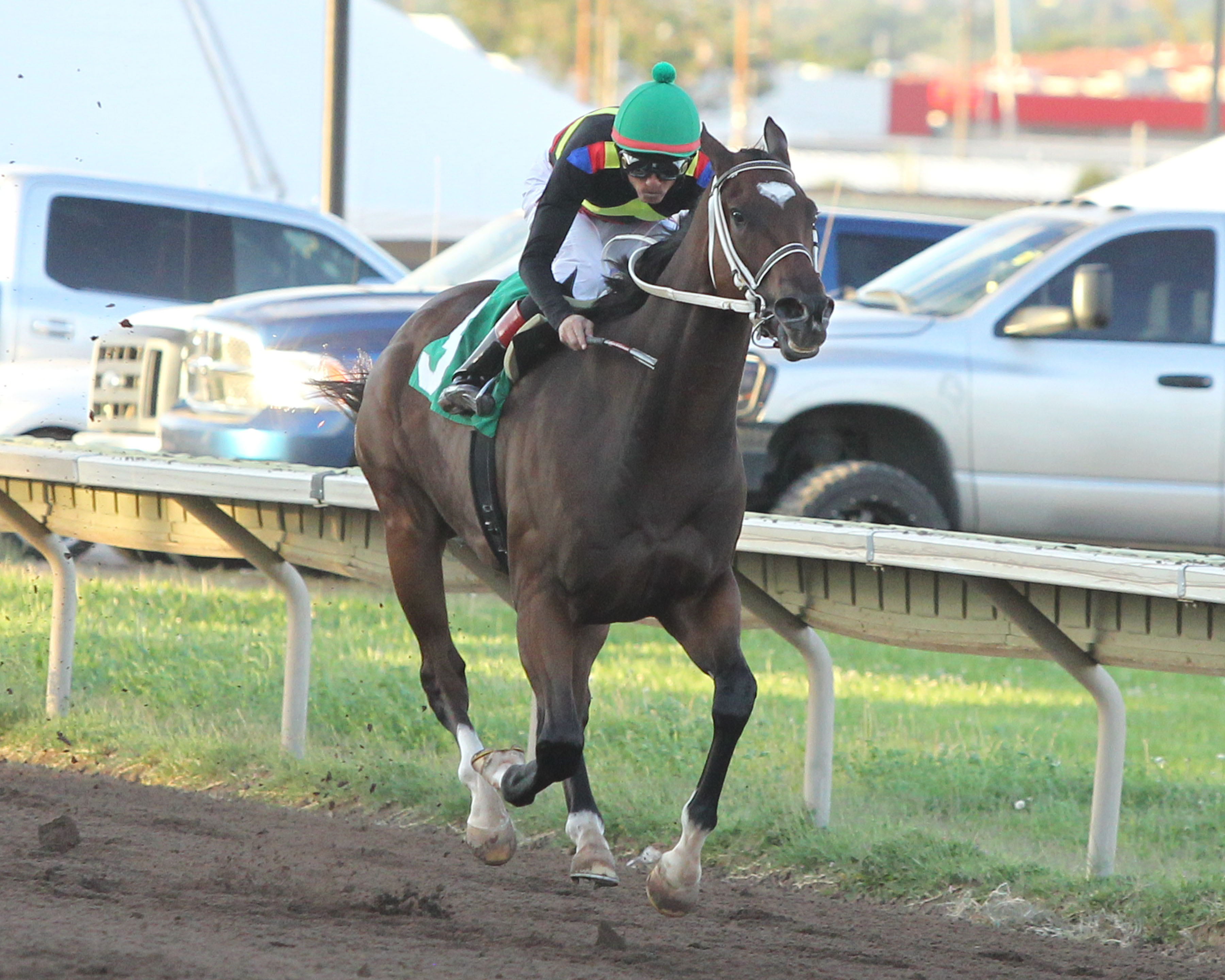 Hustle Up wins the Casino at the Downs Derby at Albuquerque 8-31-2019.Coady