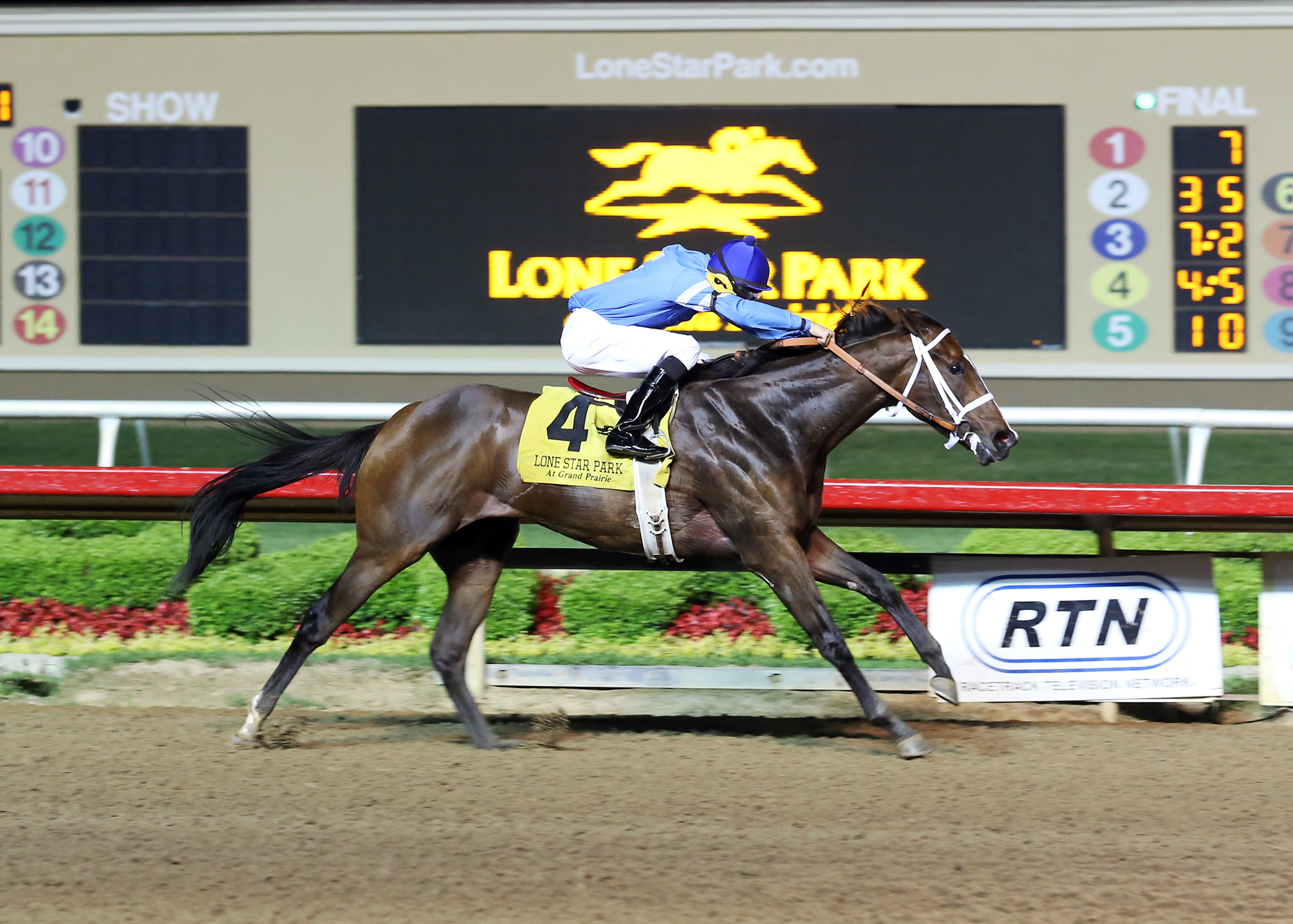 Ibaka wins the Texas Stallion Stakes Stymie Division