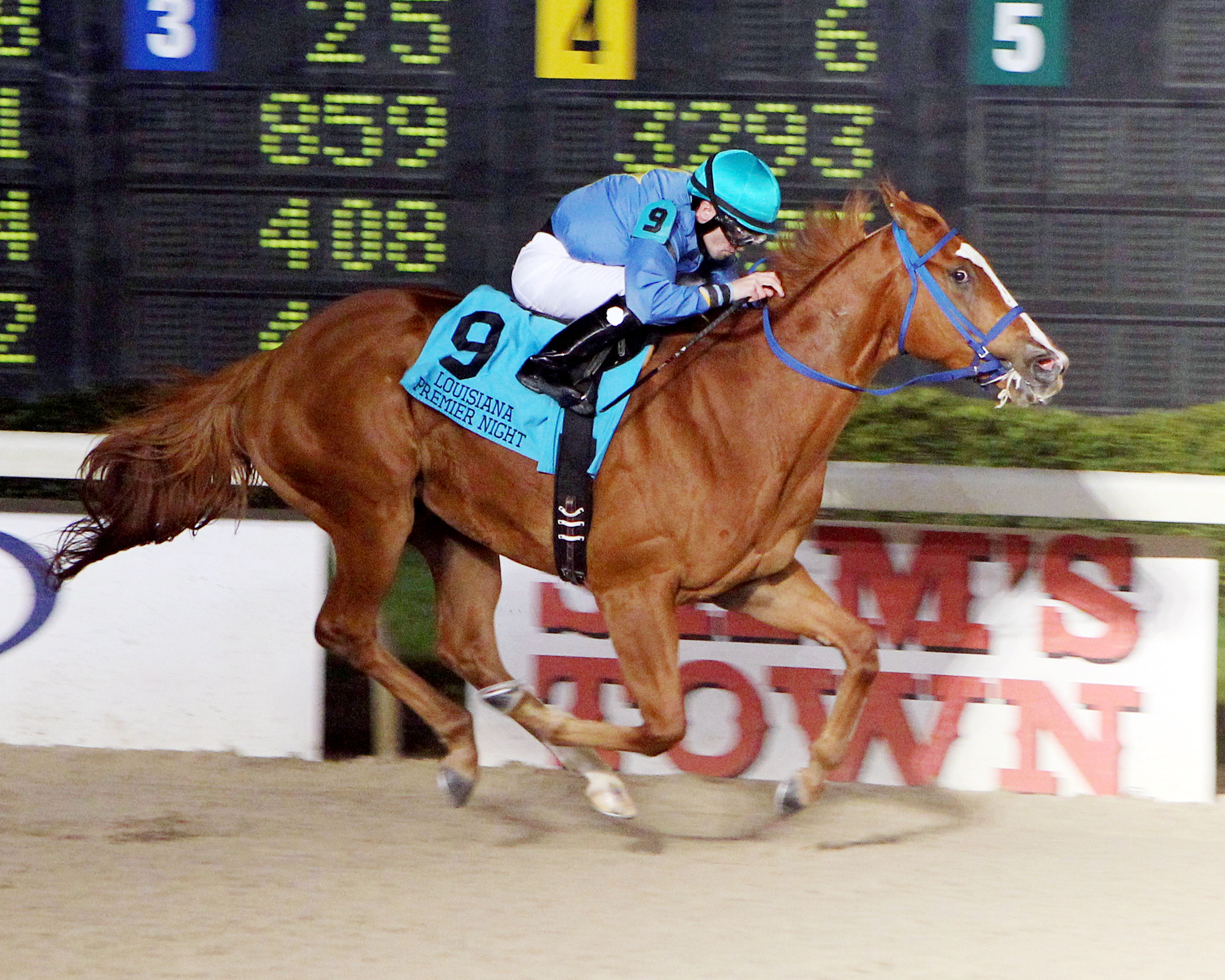 Ide Be Cool wins the Louisianab-bred Premier Night Prince