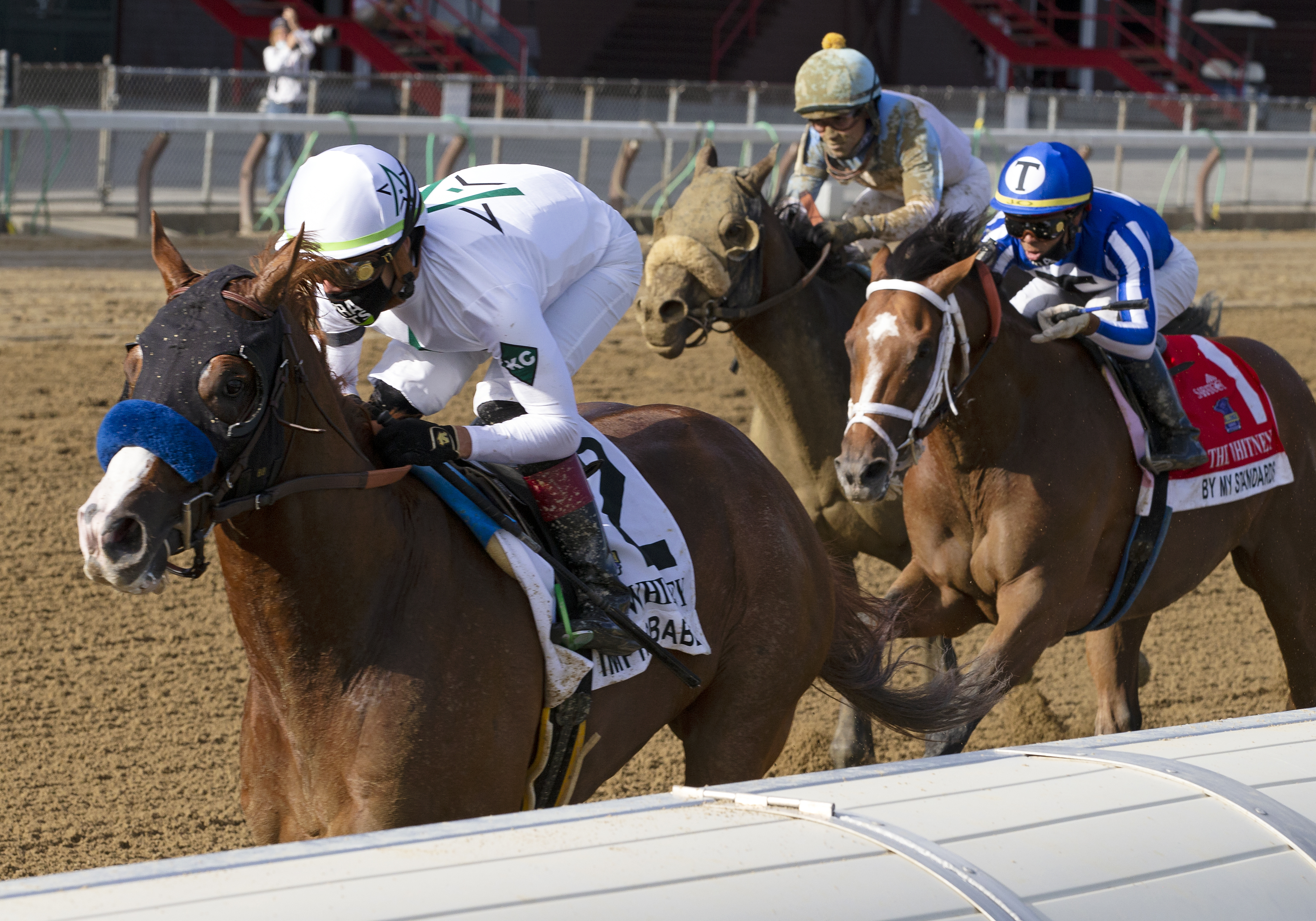 Improbable wins Whitney alternate 8-1-2020