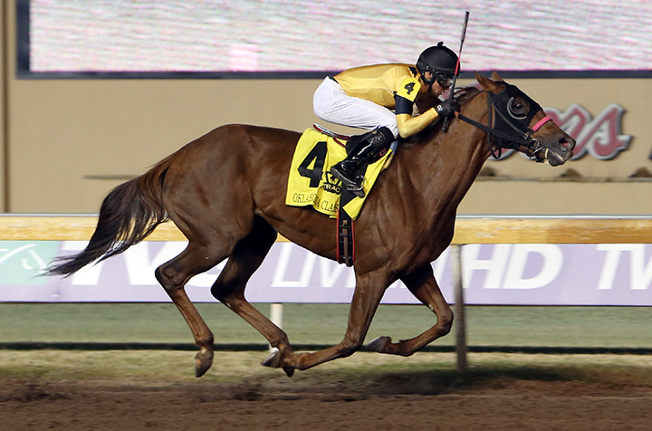 Inagoodway wins the 2019 Oklahoma Classics Distaff at Remington Park