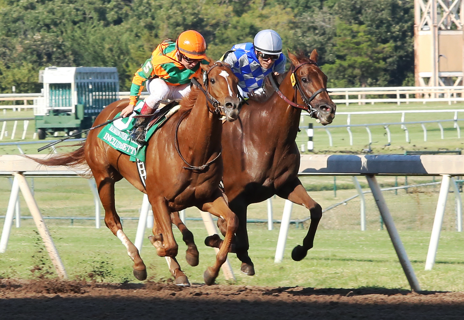 Include Betty wins the Remington Park Oaks