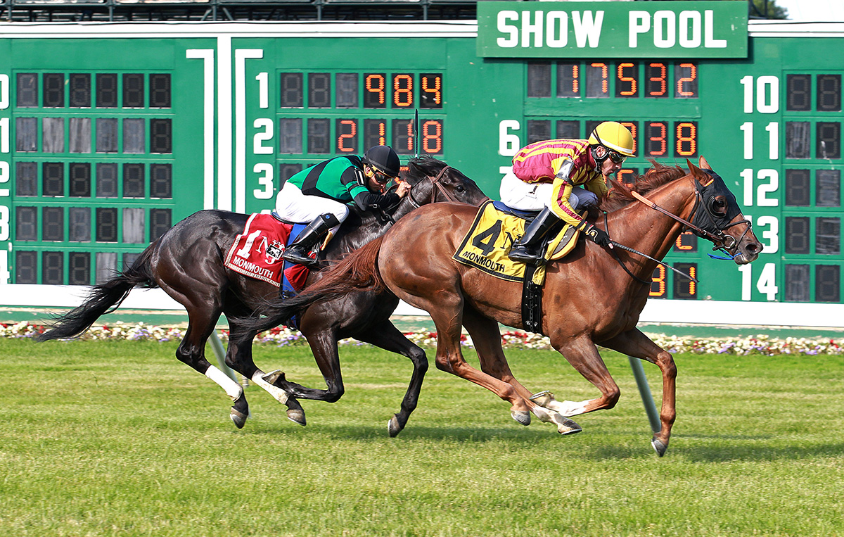 Irish Strait wins the Dan Horn Handicap