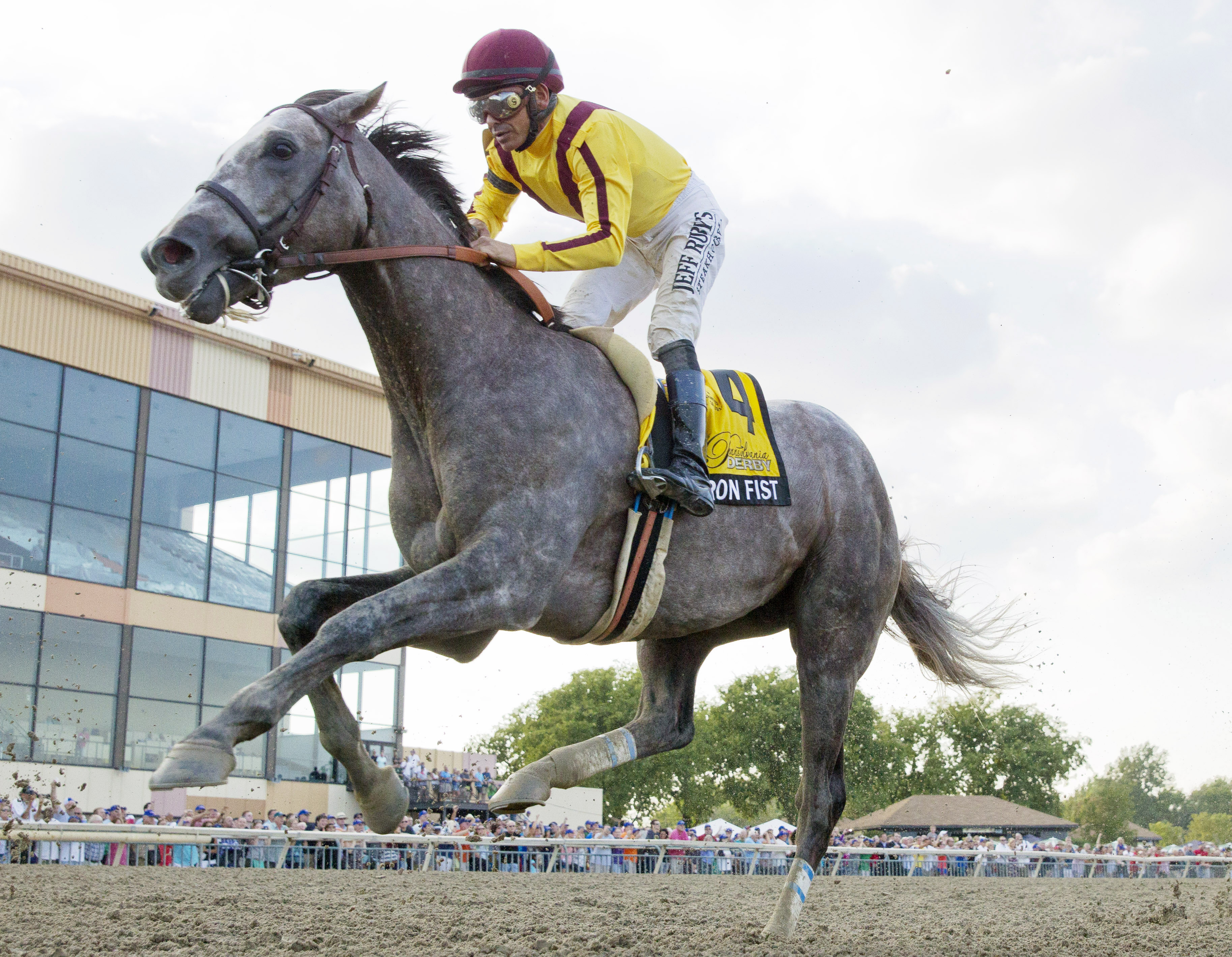 Iron Fist finishes second in the Pennsylvania Derby