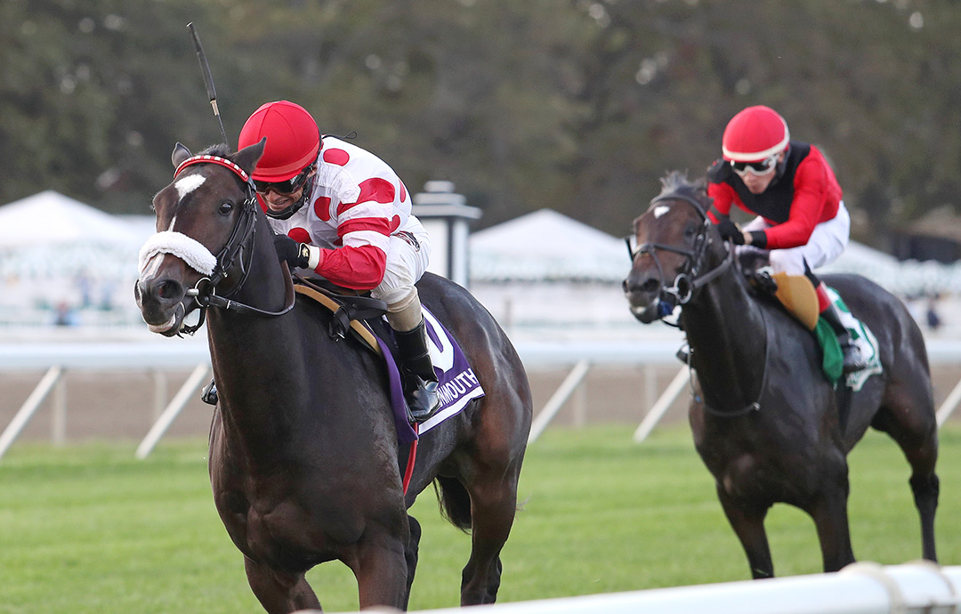 It Can Be Done wins the 2020 Now Now Now Stakes at Monmouth Park