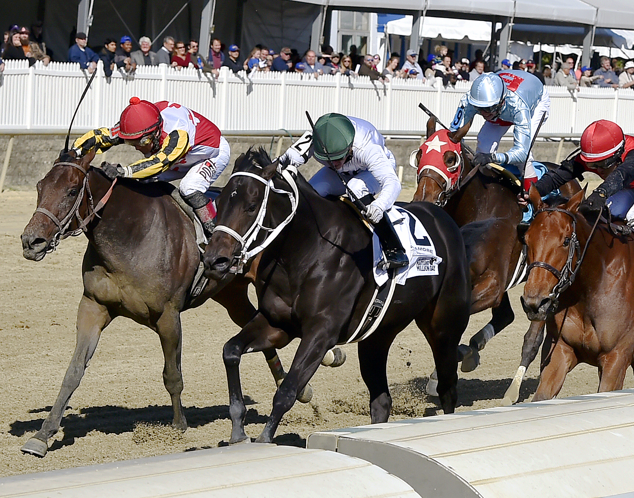 Item wins the Maryland Million Lassie Stakes