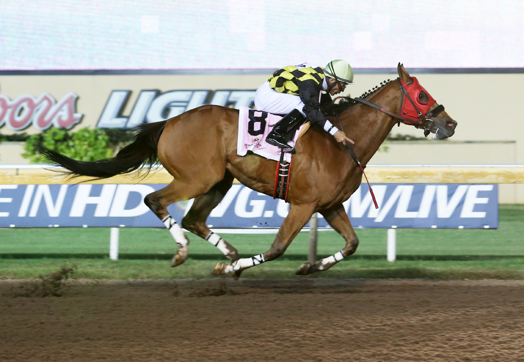 Ivan Fallunovalot wins the 2017 David M. Vance Stakes