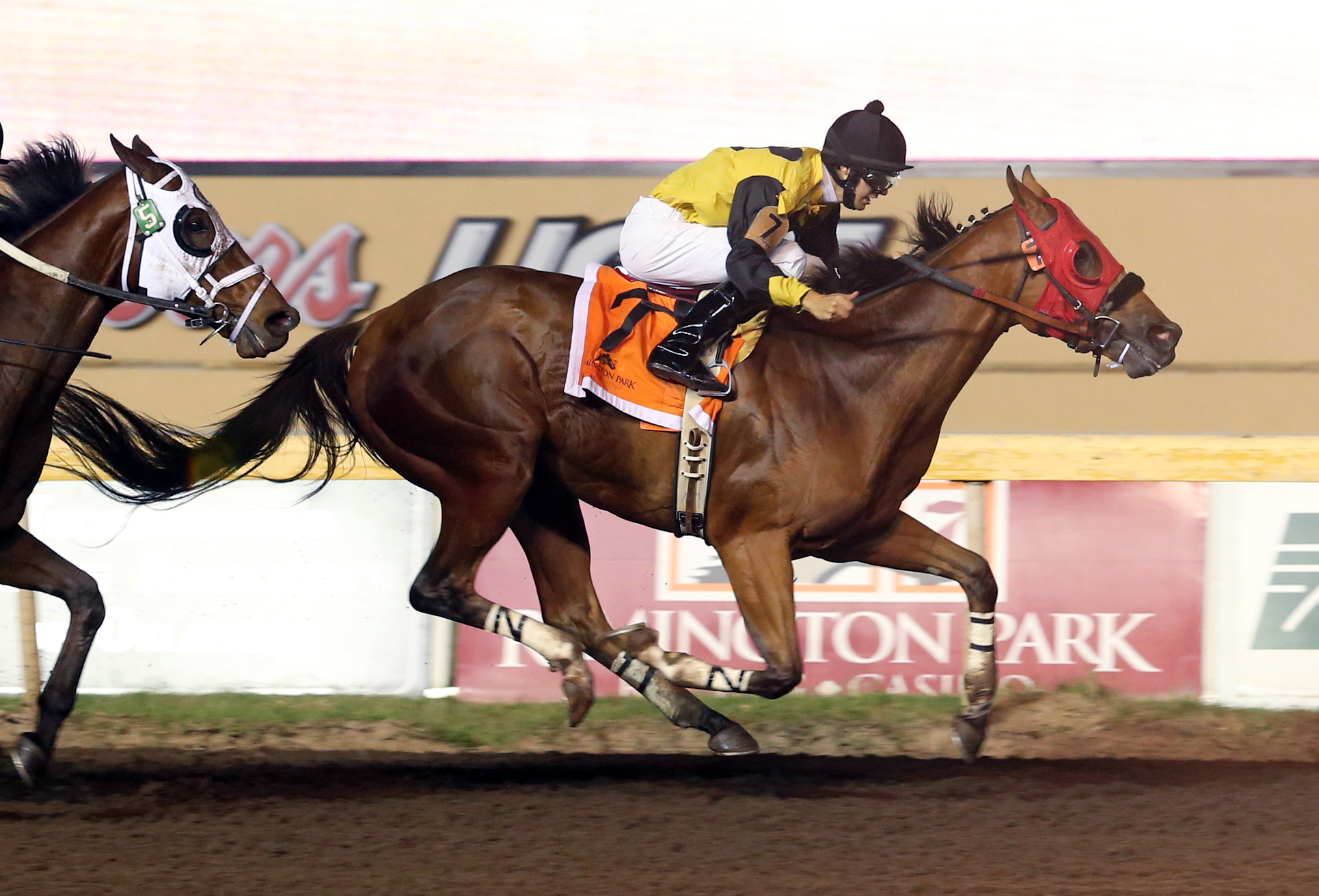 Ivan Fallunovalot wins the David M. Vance Sprint Stakes