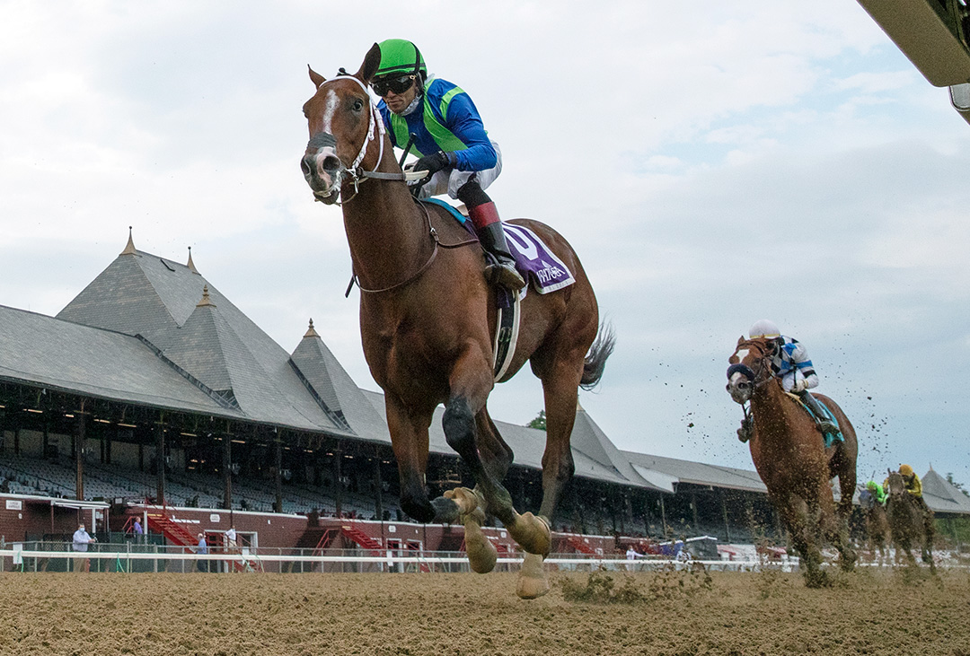 Jackie's Warrior wins the 2020 Saratoga Special Stakes at Saratoga Race Course
