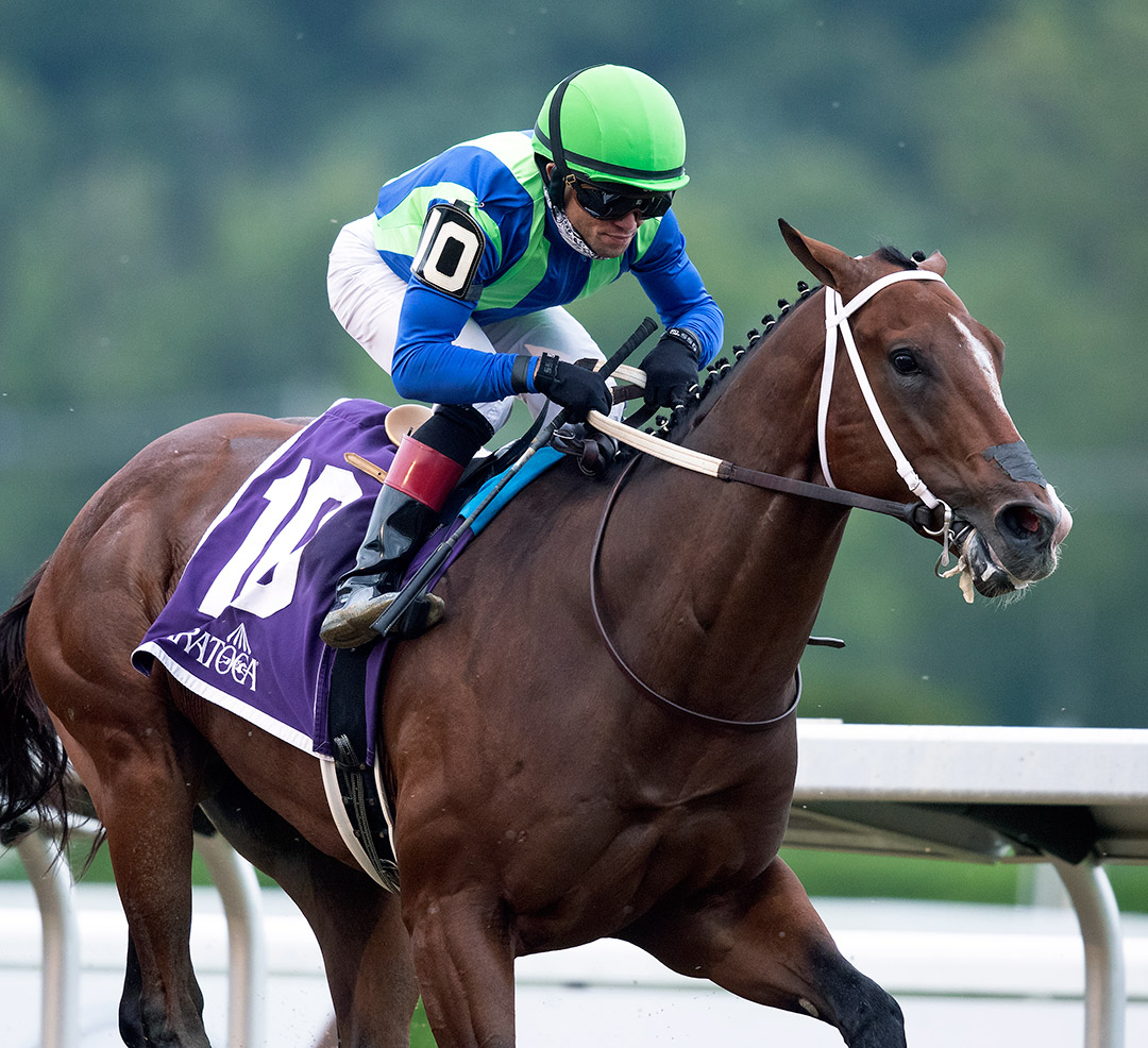 Jackie's Warrior wins the 2020 Saratoga Special Stakes at Saratoga Race Course