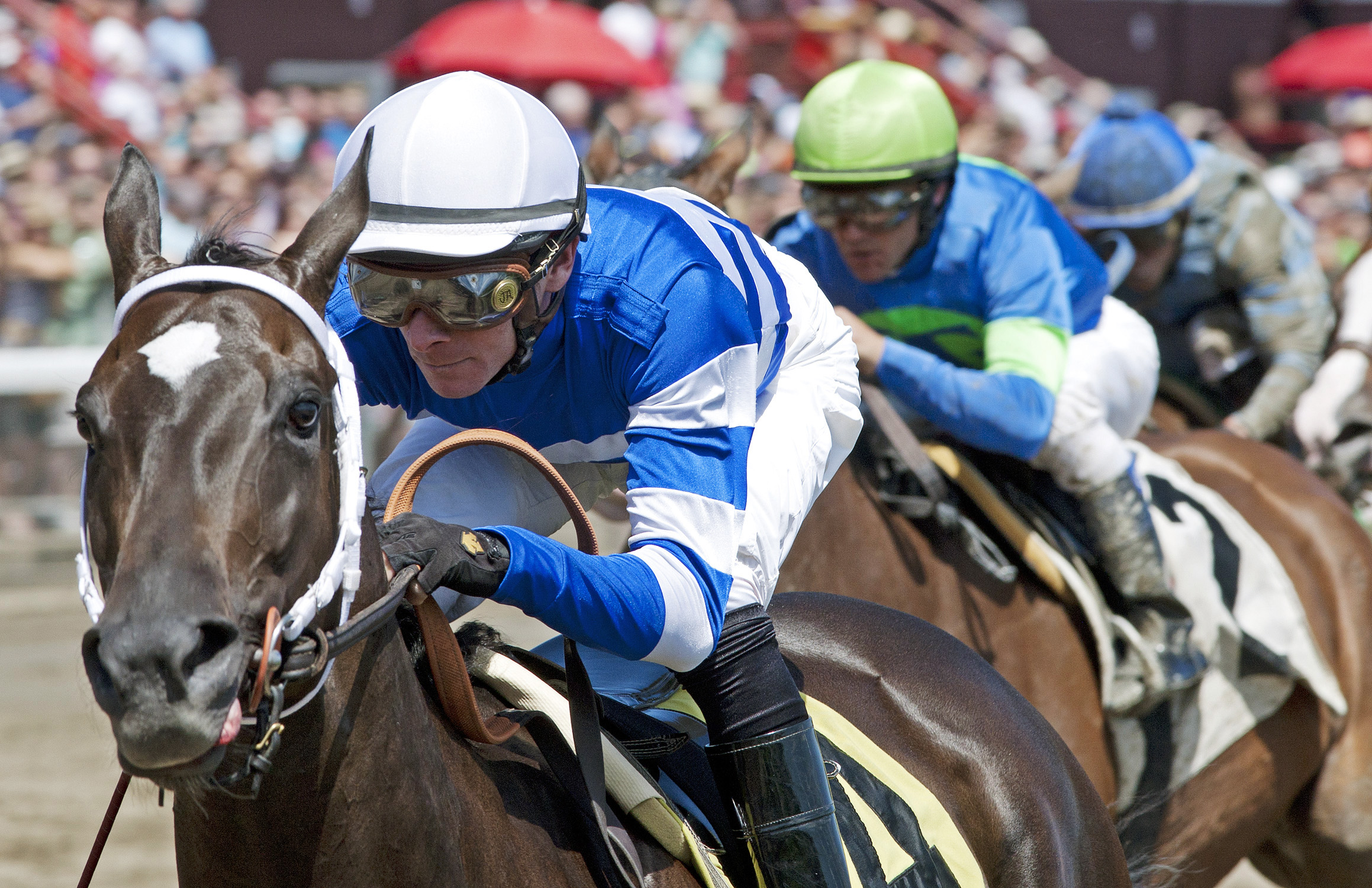 Jan's Perfect Star wins an allowance race
