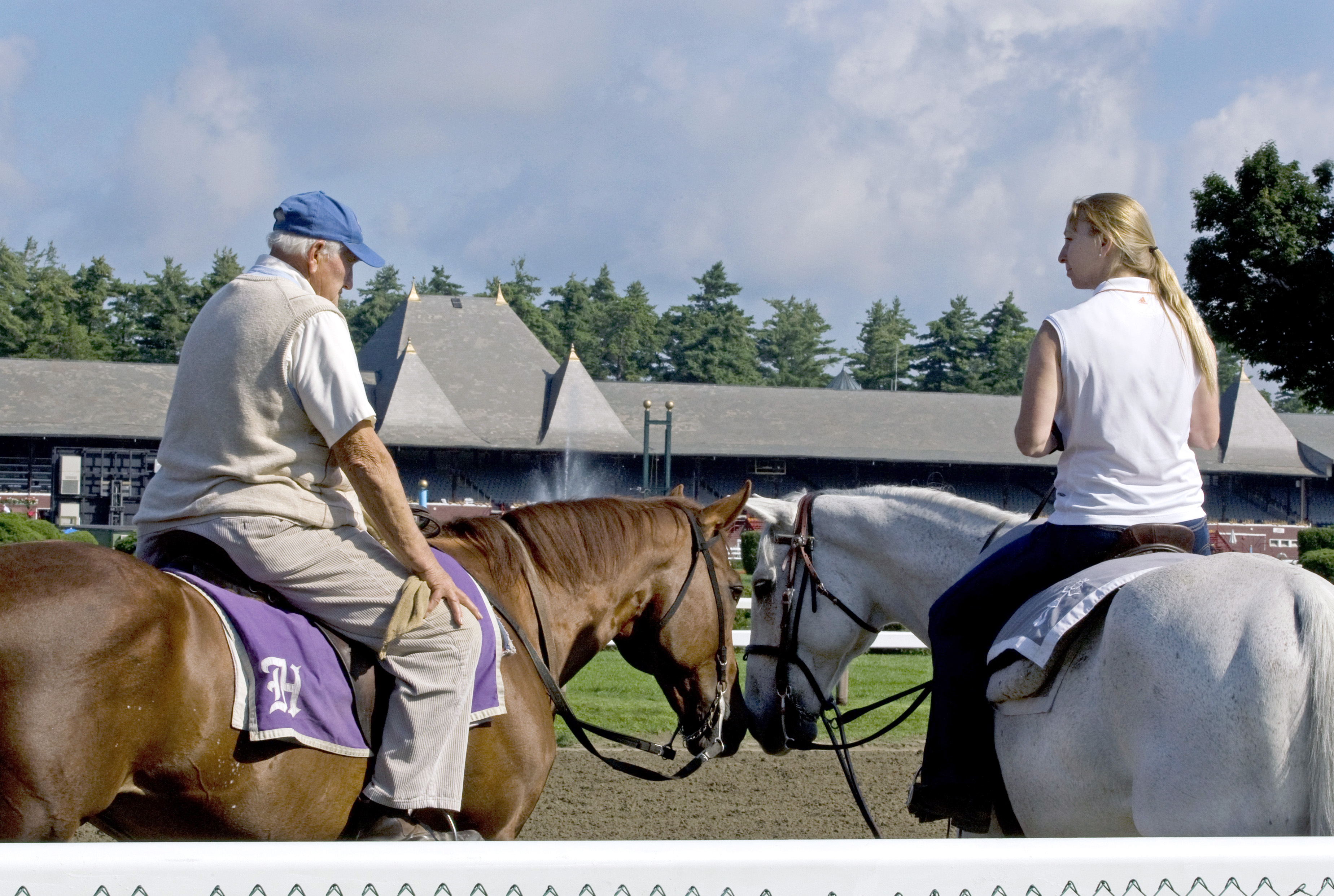 Allen Jerkens and Leah Gyarmati in 2009