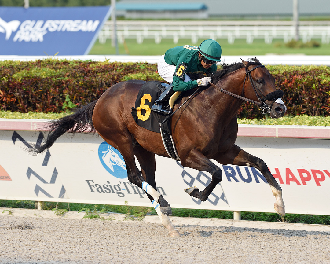 Jesus' Team wins a May 8 claiming race at Gulfstream Park