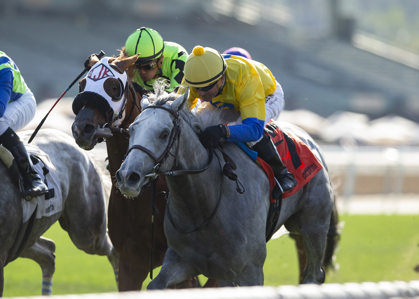 Jimmy Blue Jeans wins the Snow Chief at Santa Anita June 19 2021