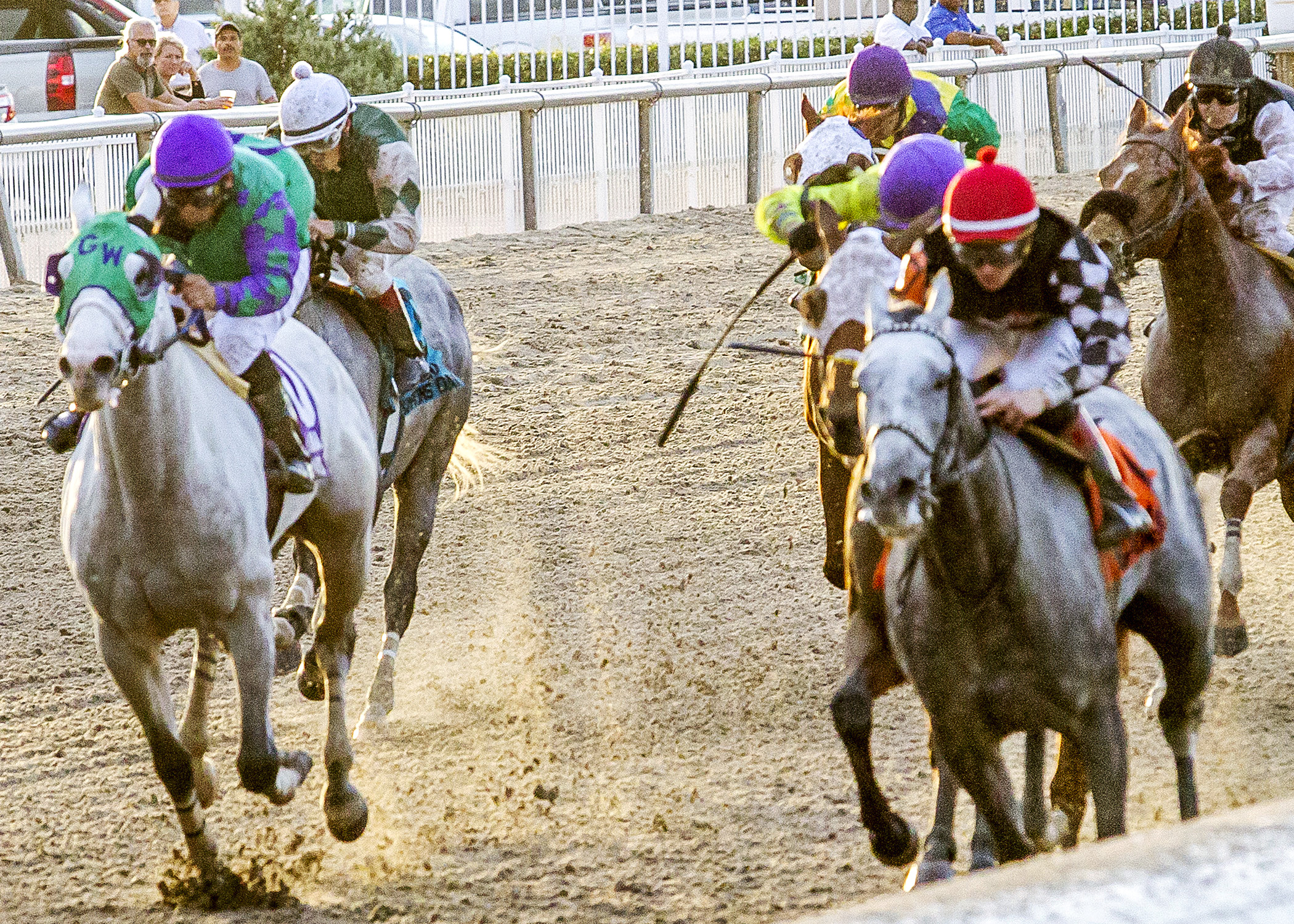 Jockamo's Song wins the Louisiana Champions Day Sprint