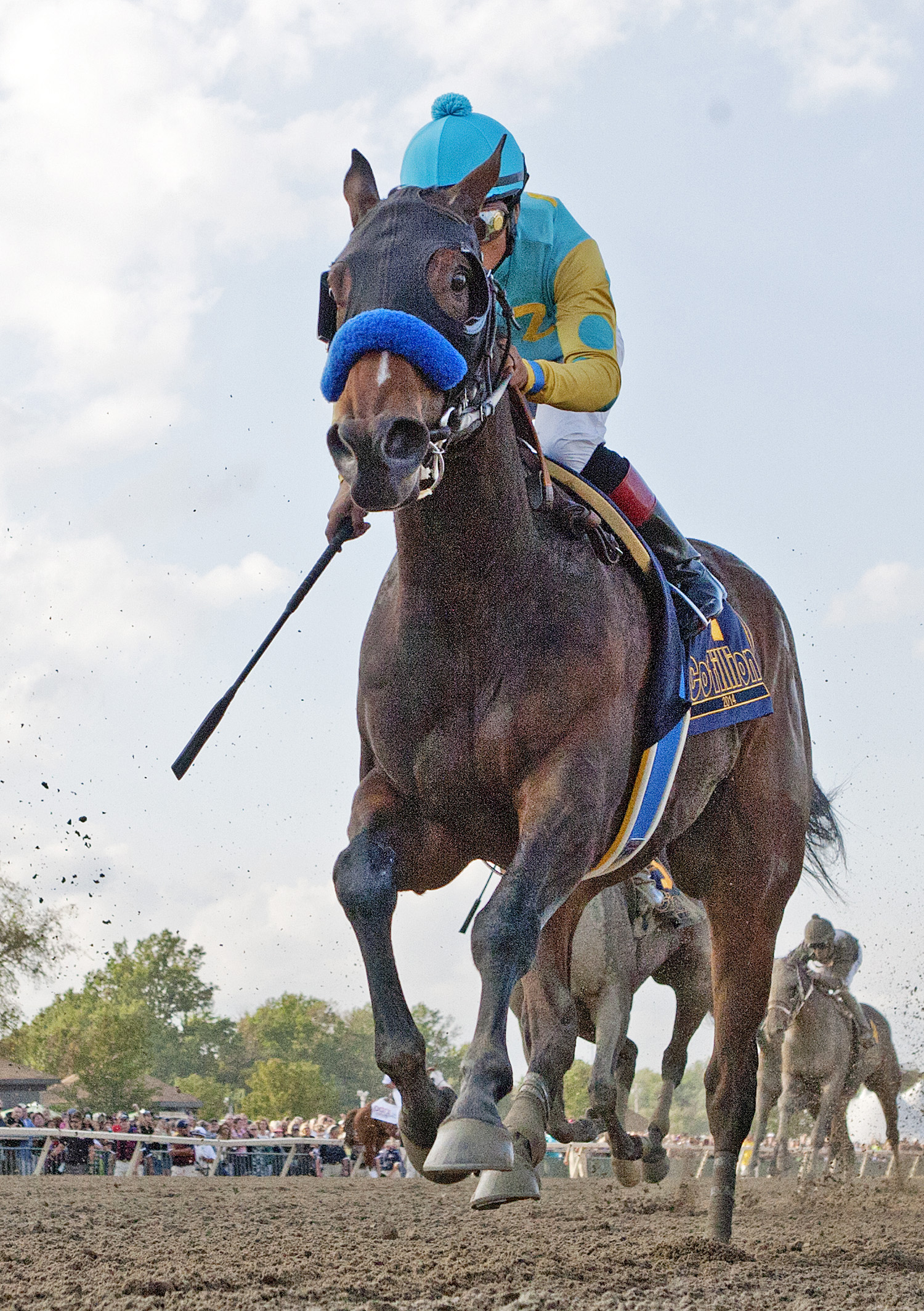Jojo Warrior finishes third in the Cotillion
