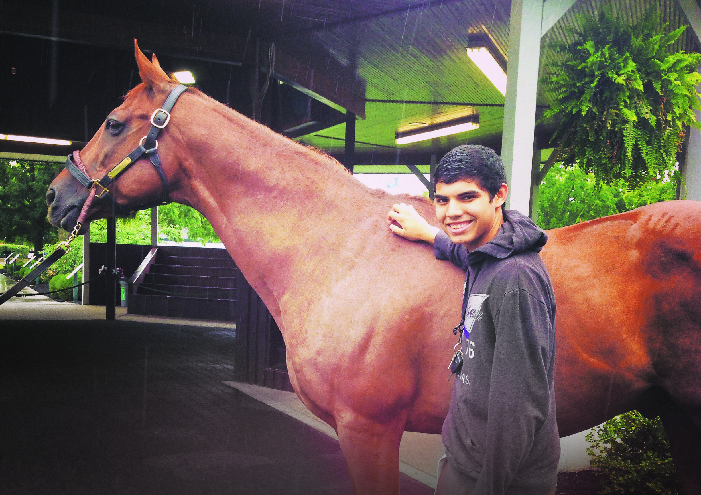 Jose Santos Jr. with Funny Cide