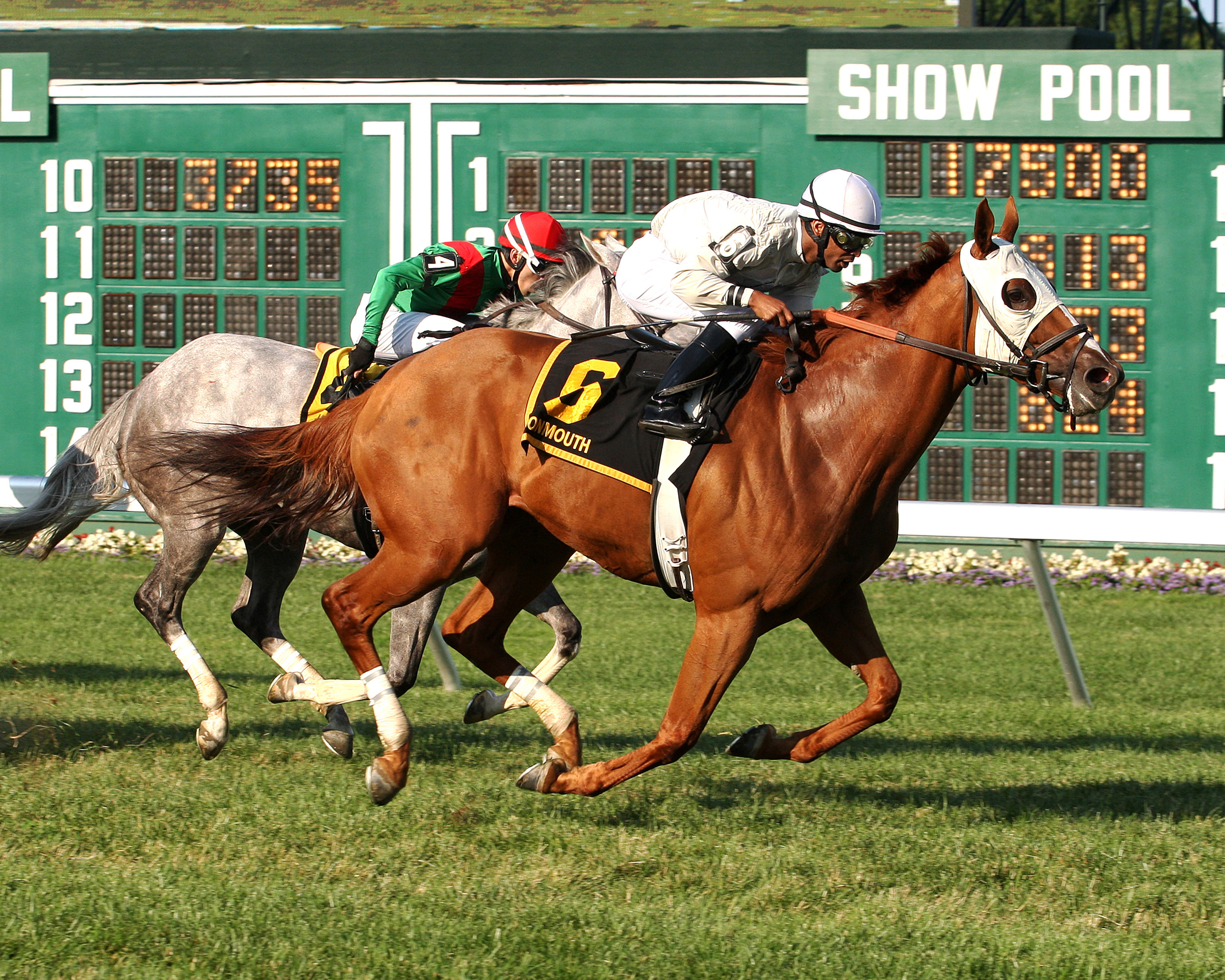 Joya Real wins the 2014 Fort Monmouth Stakes