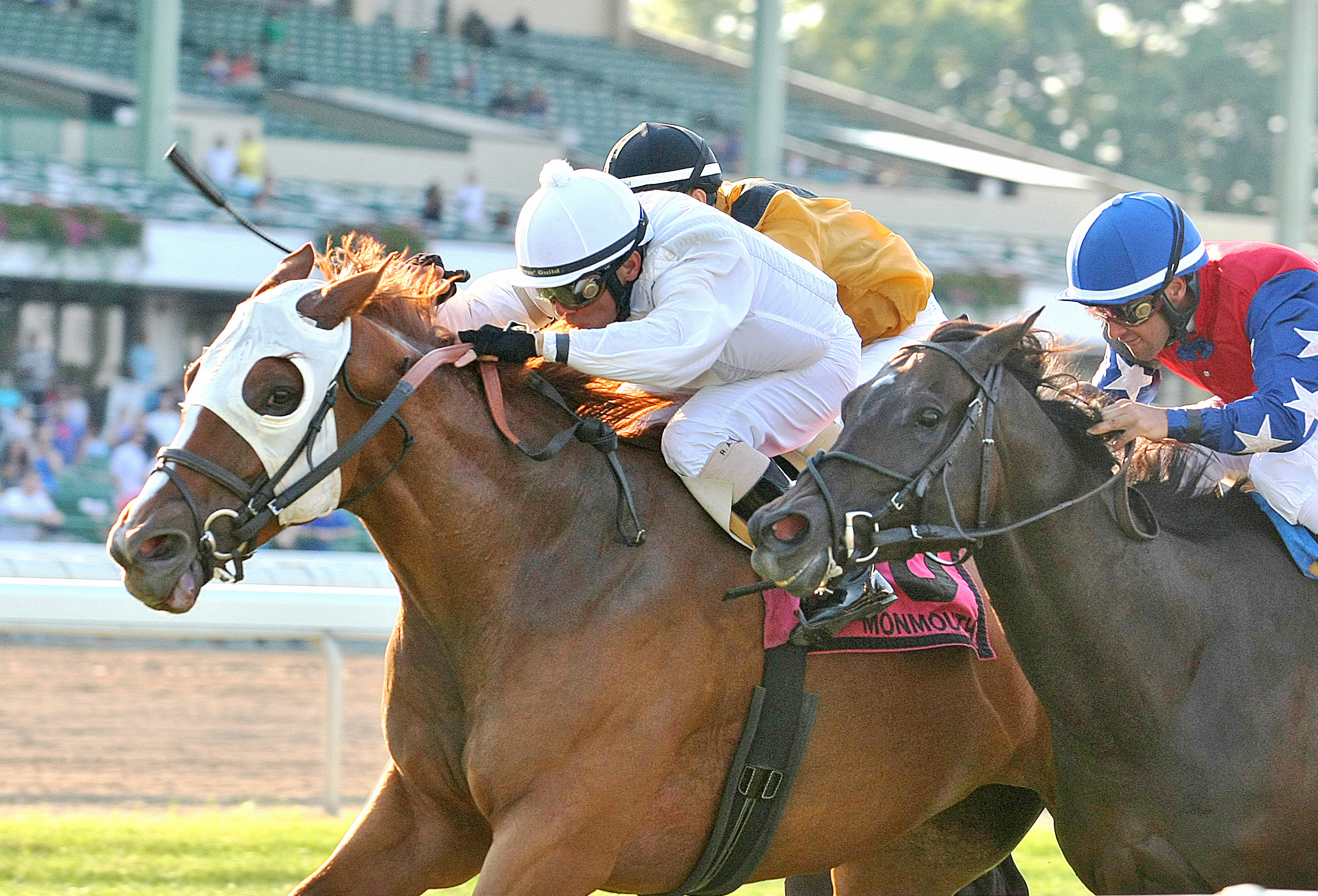 Joya Real wins the Blue Sparkler Stakes