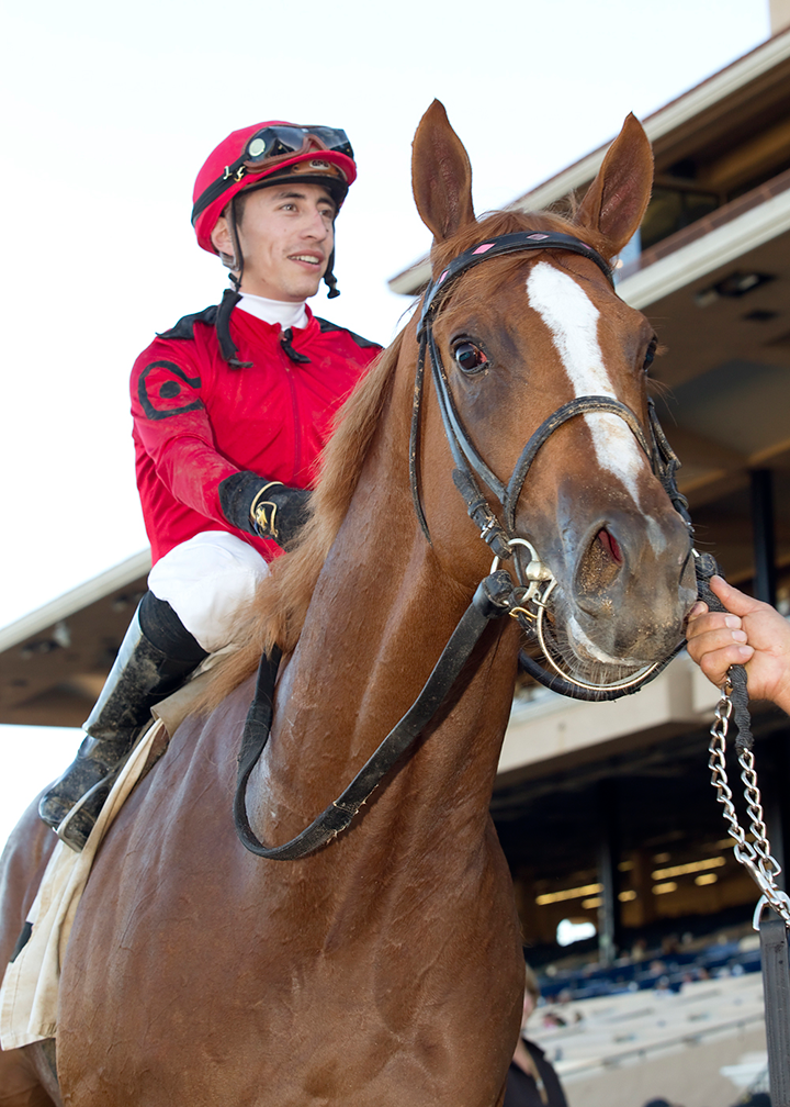 Juan Hernandez and Smokey Image win the 2015 Golden State Juvenile at Del Mar