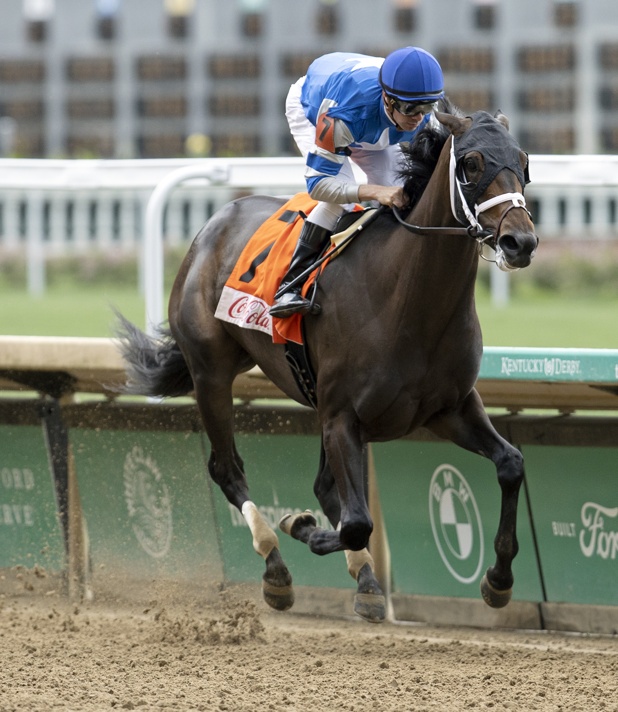 Juju's Map wins an undercard race on Kentucky Oaks Day at Churchill on May 6 2022