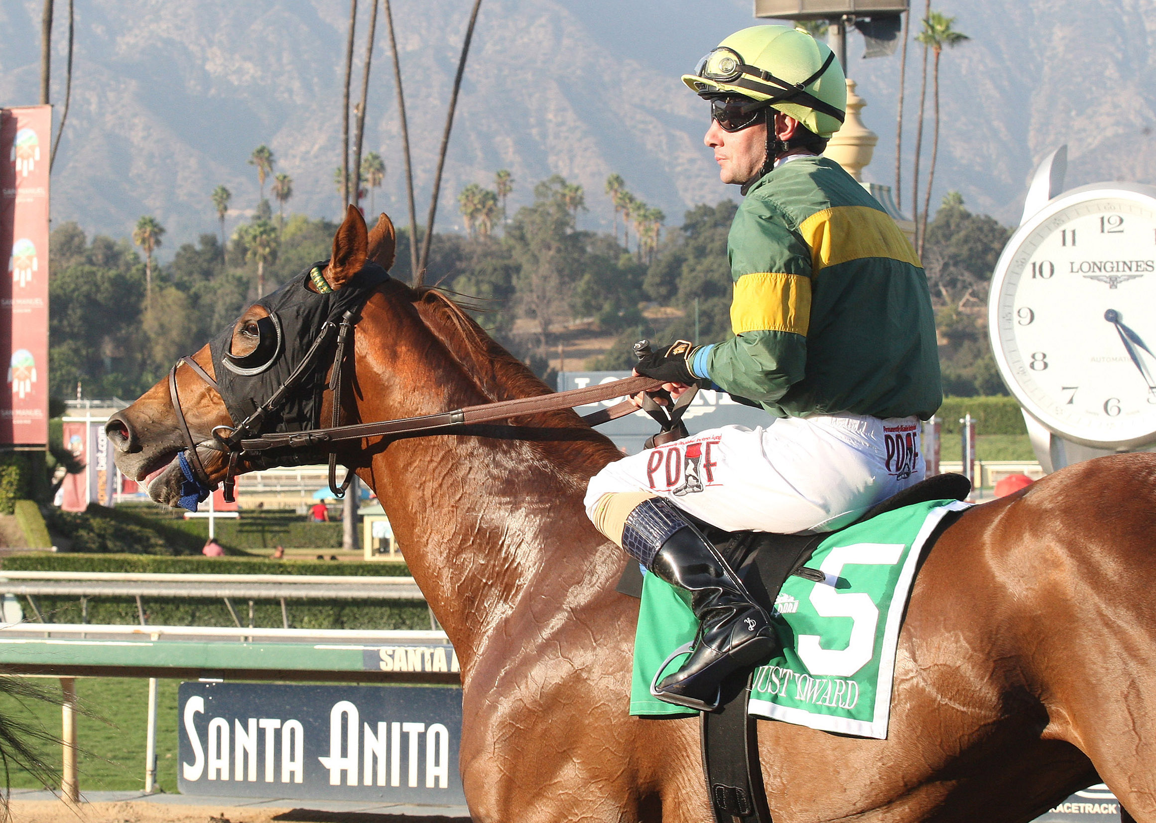 Just Howard at Santa Anita in October 2017