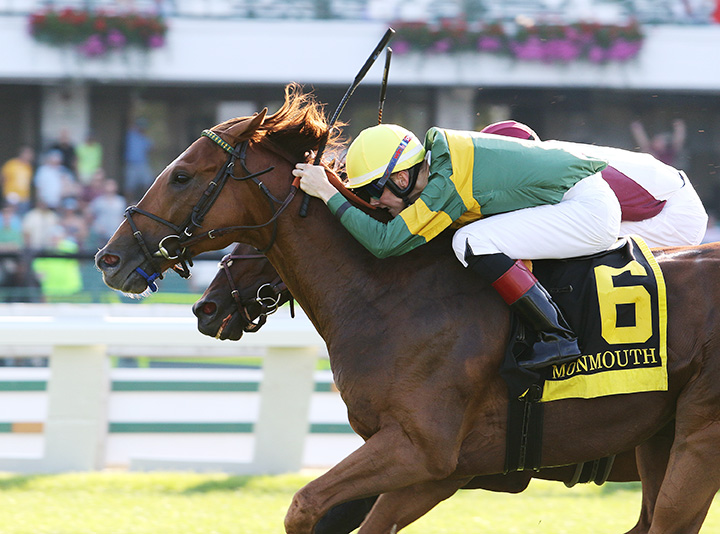 Just Howard wins the 2019 Oceanport Stakes at Monmouth Park