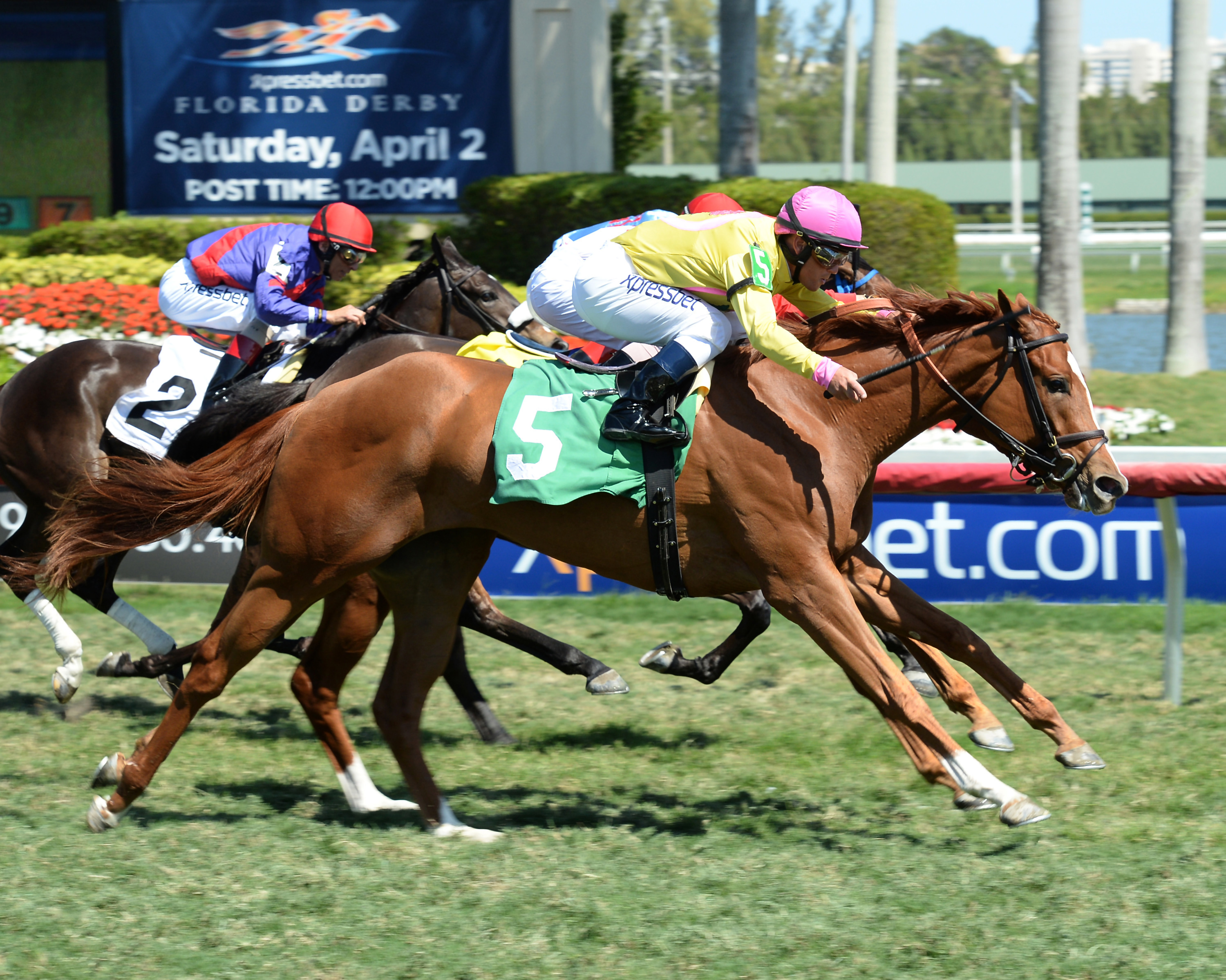 Just Talkin wins a maiden race