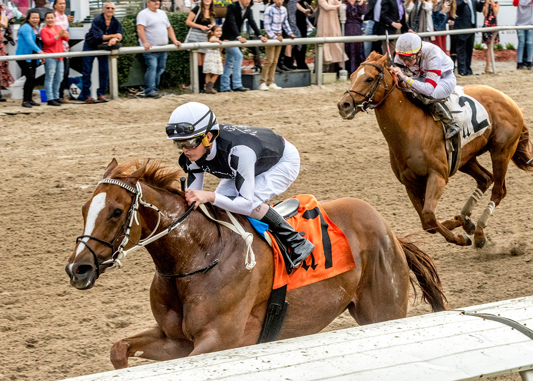 Just Might wins the 2021 Thanksgiving Classic at Fair Grounds