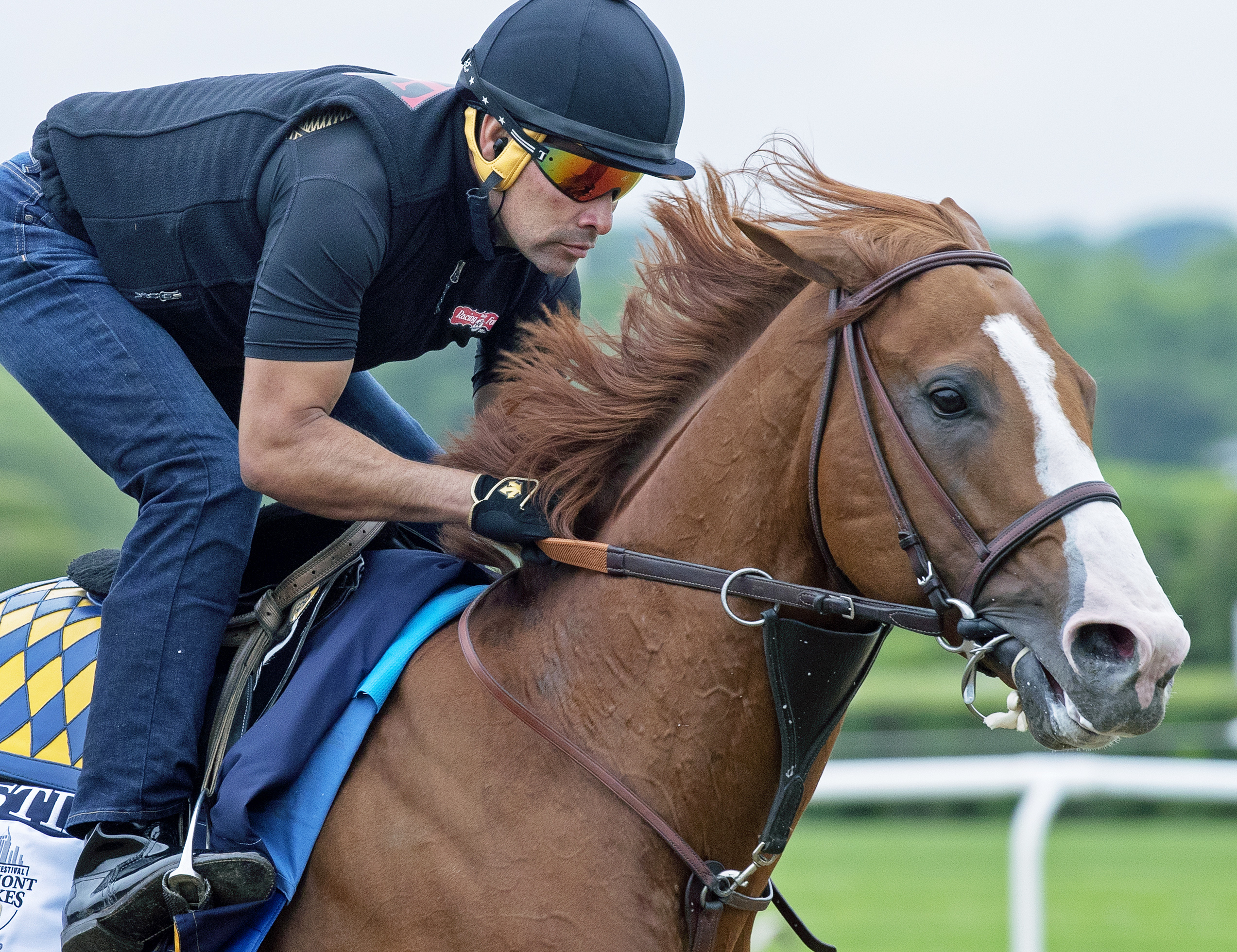 Justify trains under Humberto Gomez on June 7