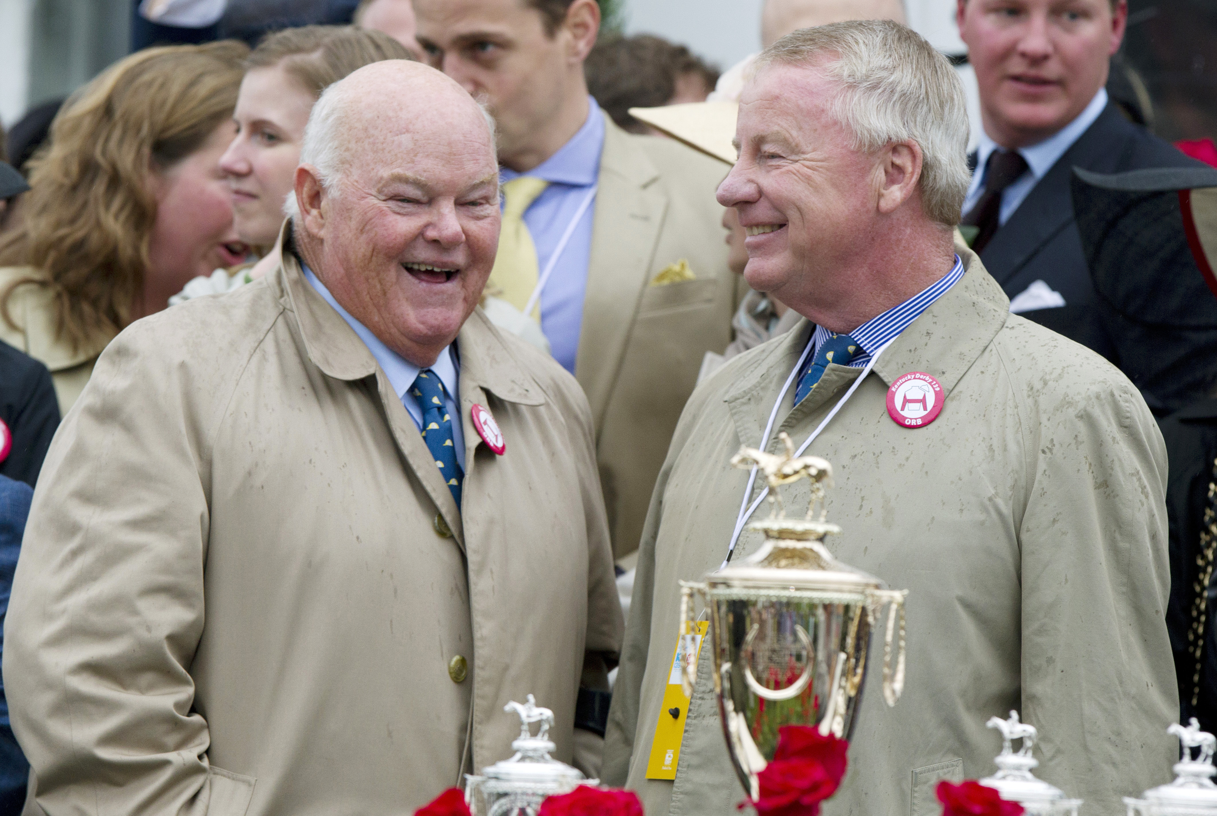 Ogden Mills Phipps with Stuart Janney after the 2013 Kentucky Derby