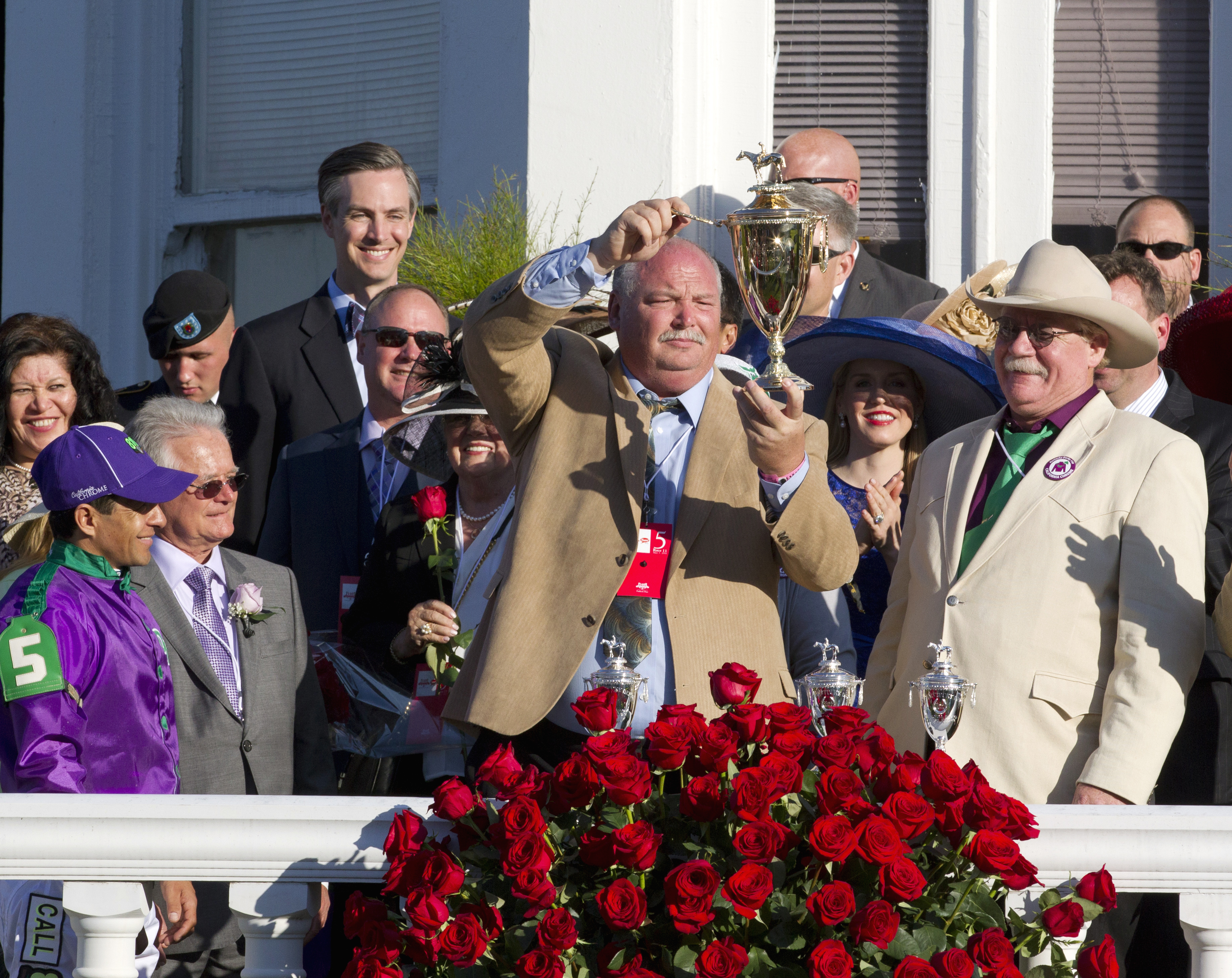 Kentucky Derby winner's circle