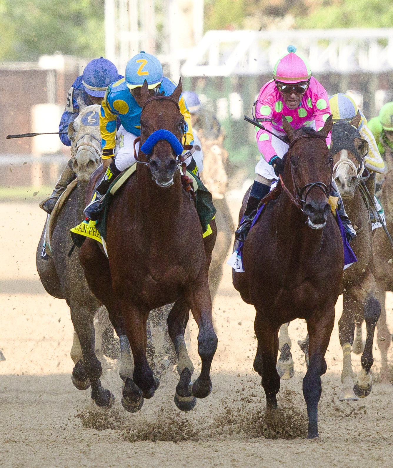 Firing Line finishes second in the Kentucky Derby