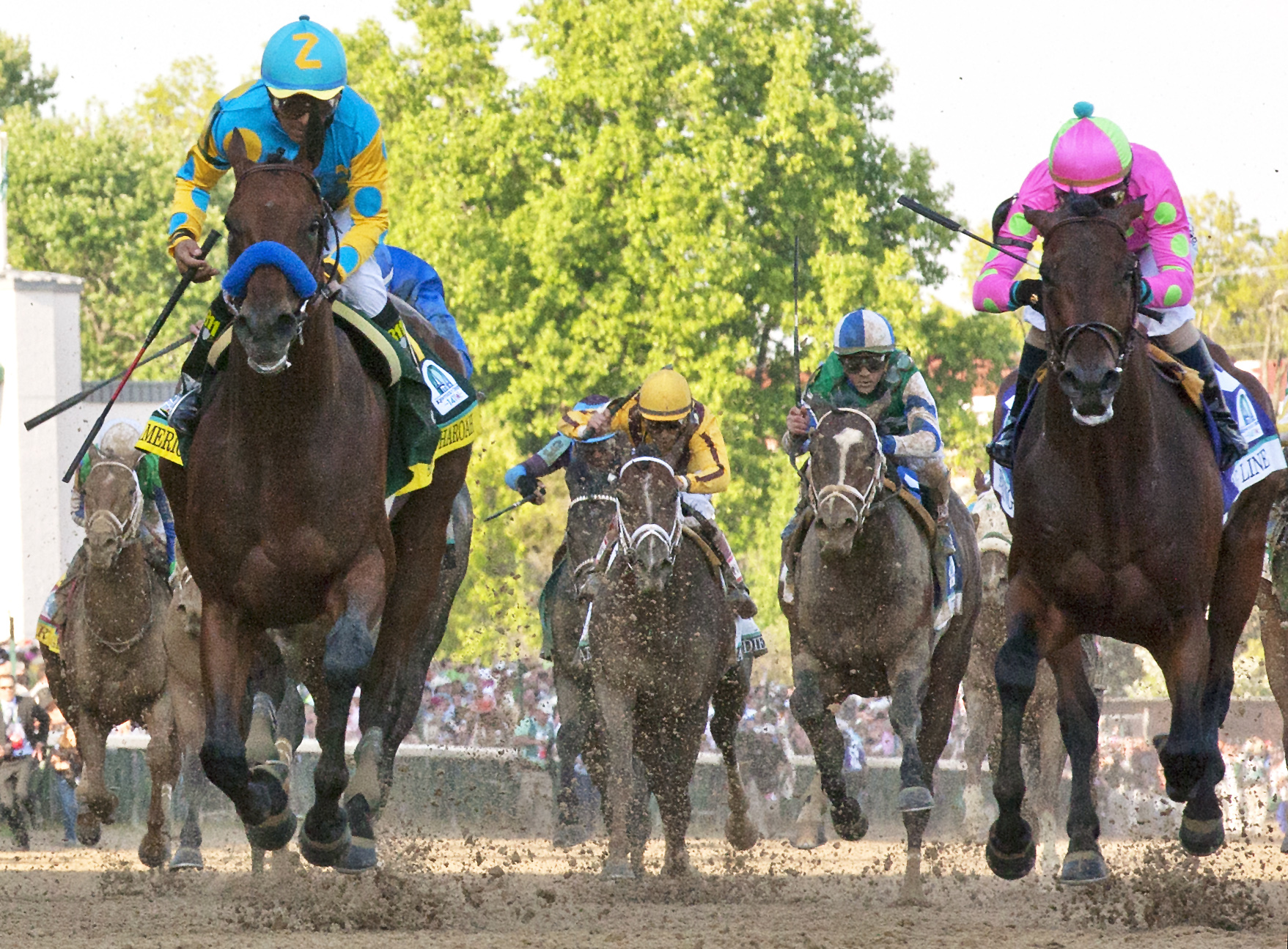 American Pharoah wins 2015 Kentucky Derby