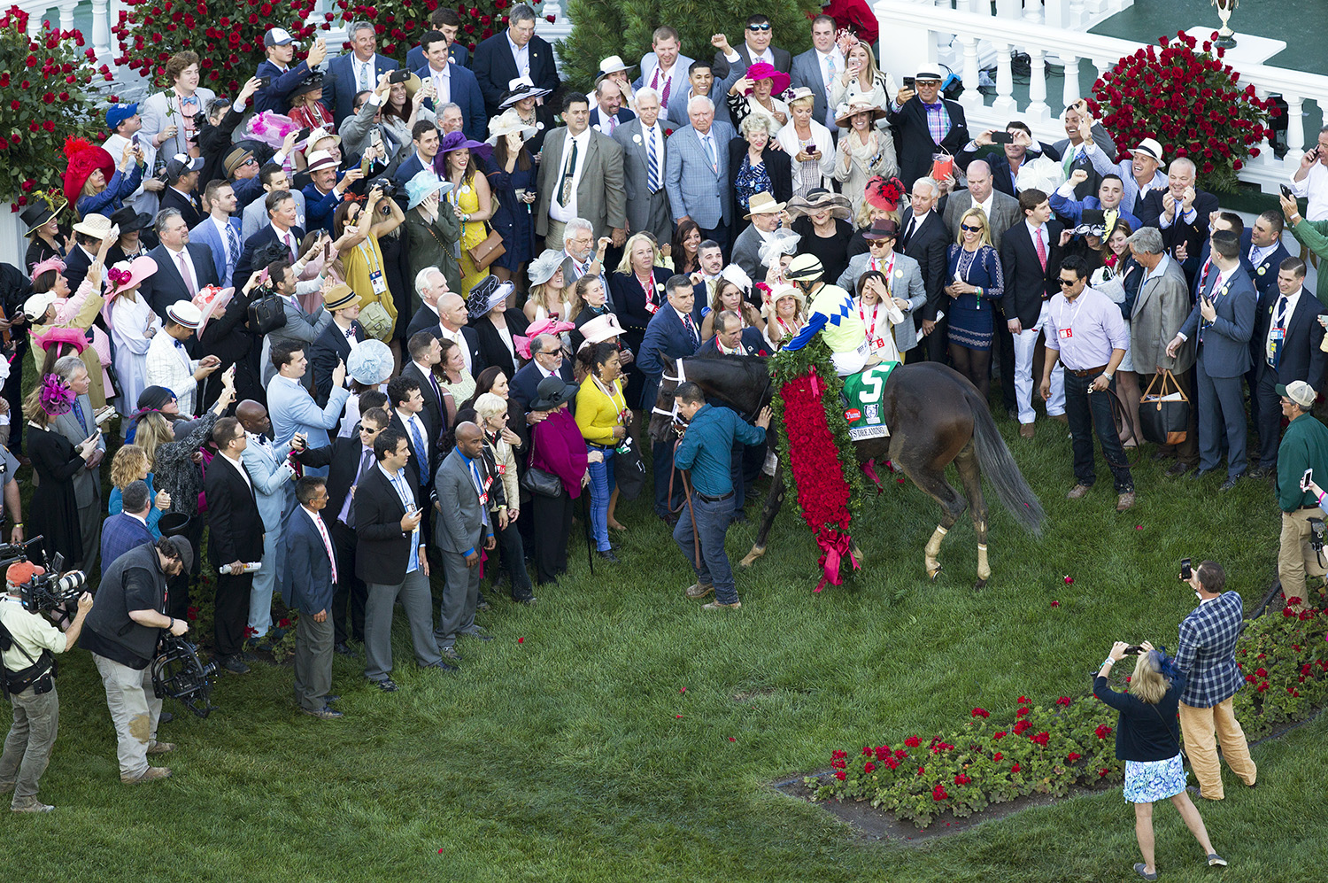 Always Dreaming Kentucky Derby winners circle