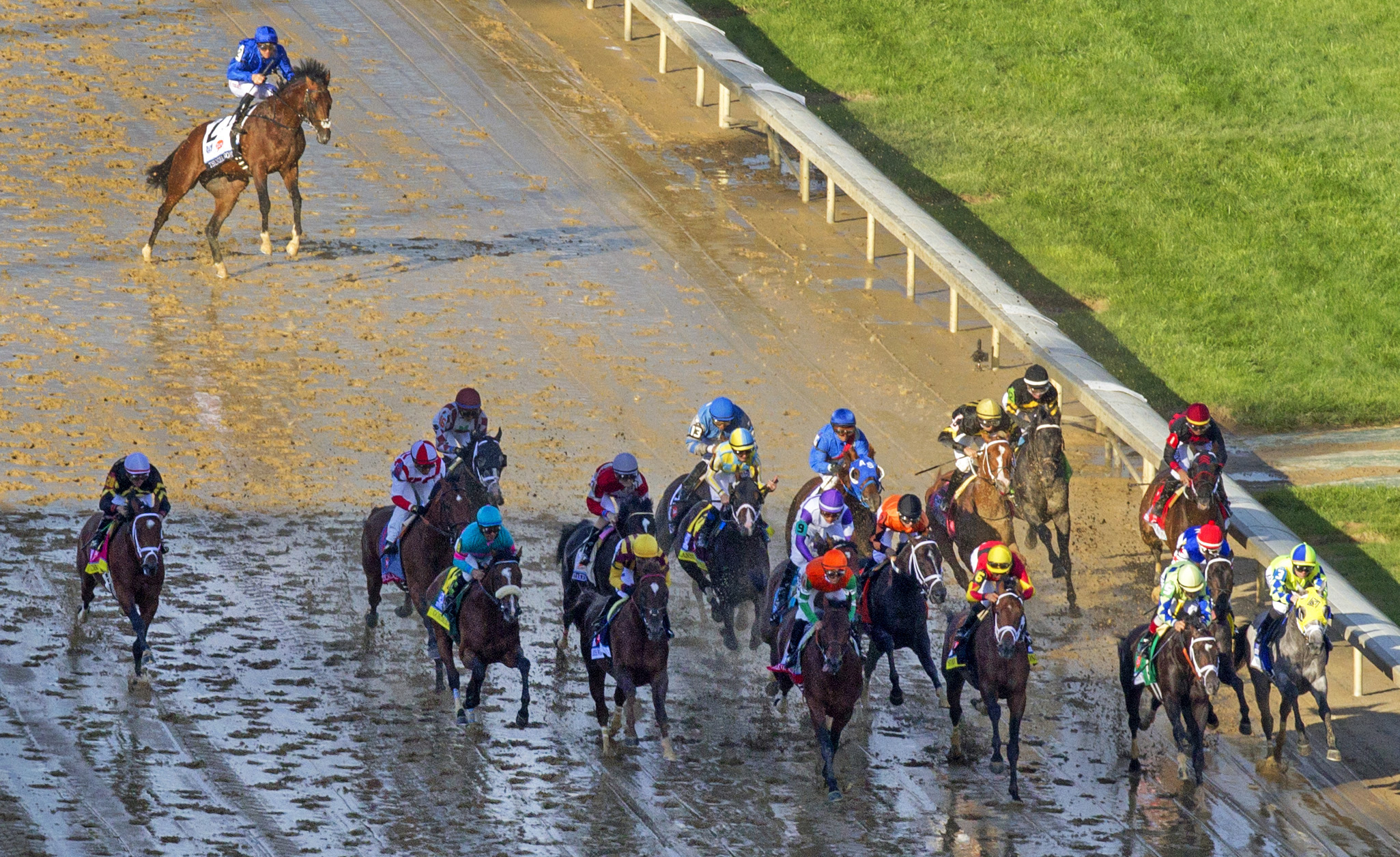 Thunder Snow in the Kentucky Derby