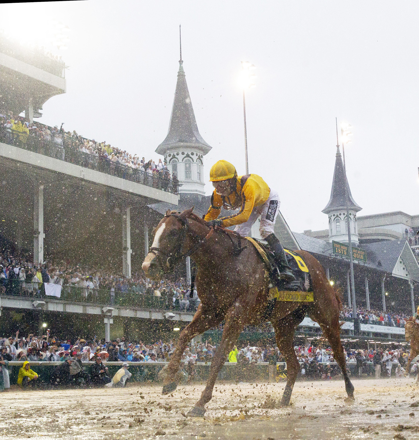 Good Magic finishes second in the Kentucky Derby
