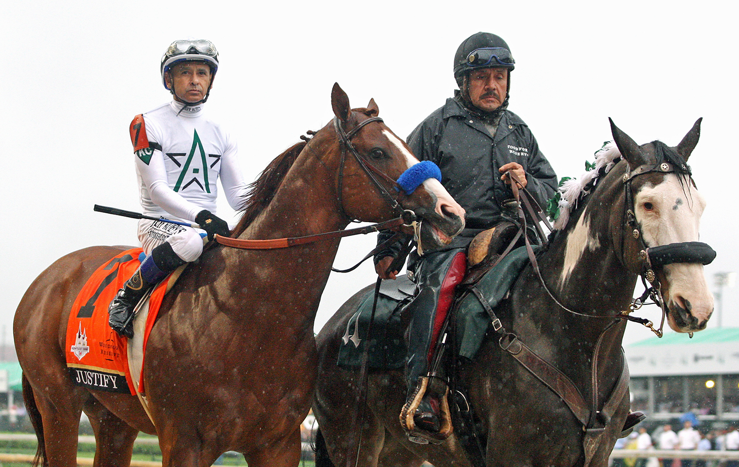 Justify at the Kentucky Derby