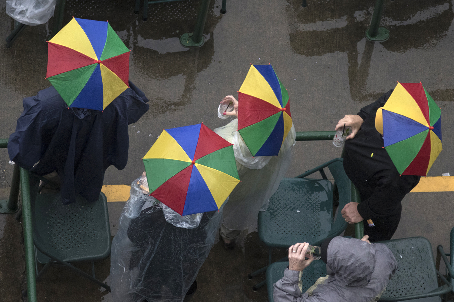 Kentucky Derby umbrella hats