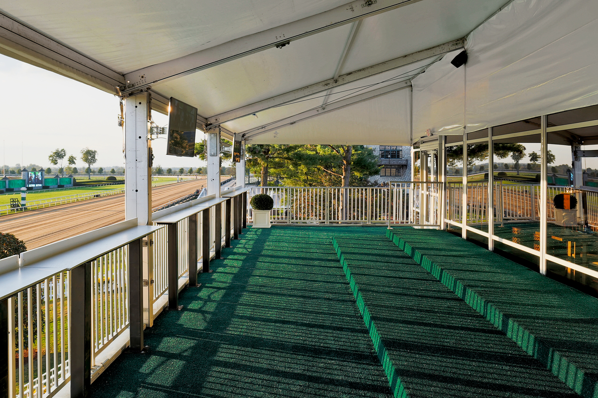 Breeders' Cup chalet at Keeneland
