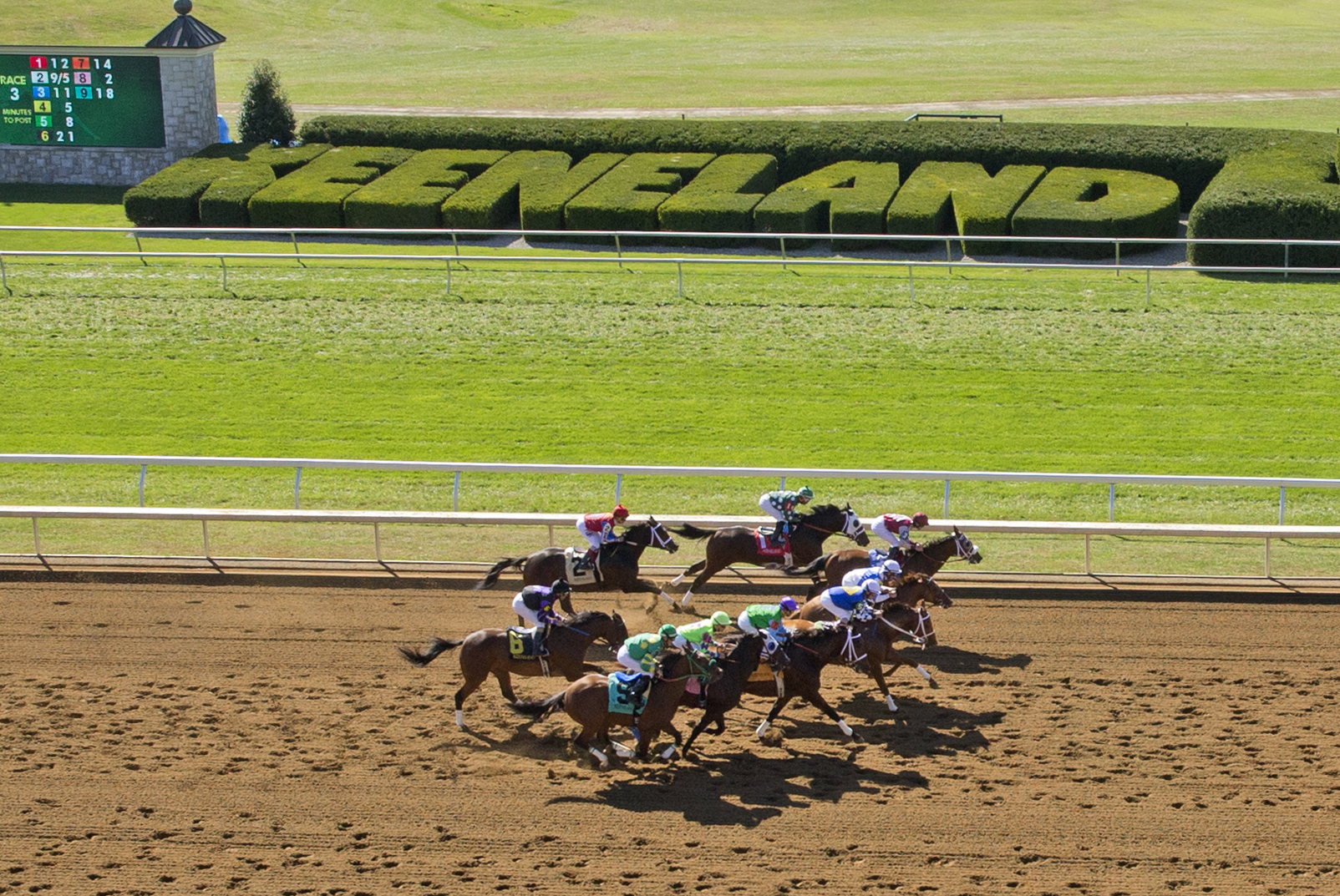 Dirt racing at Keeneland