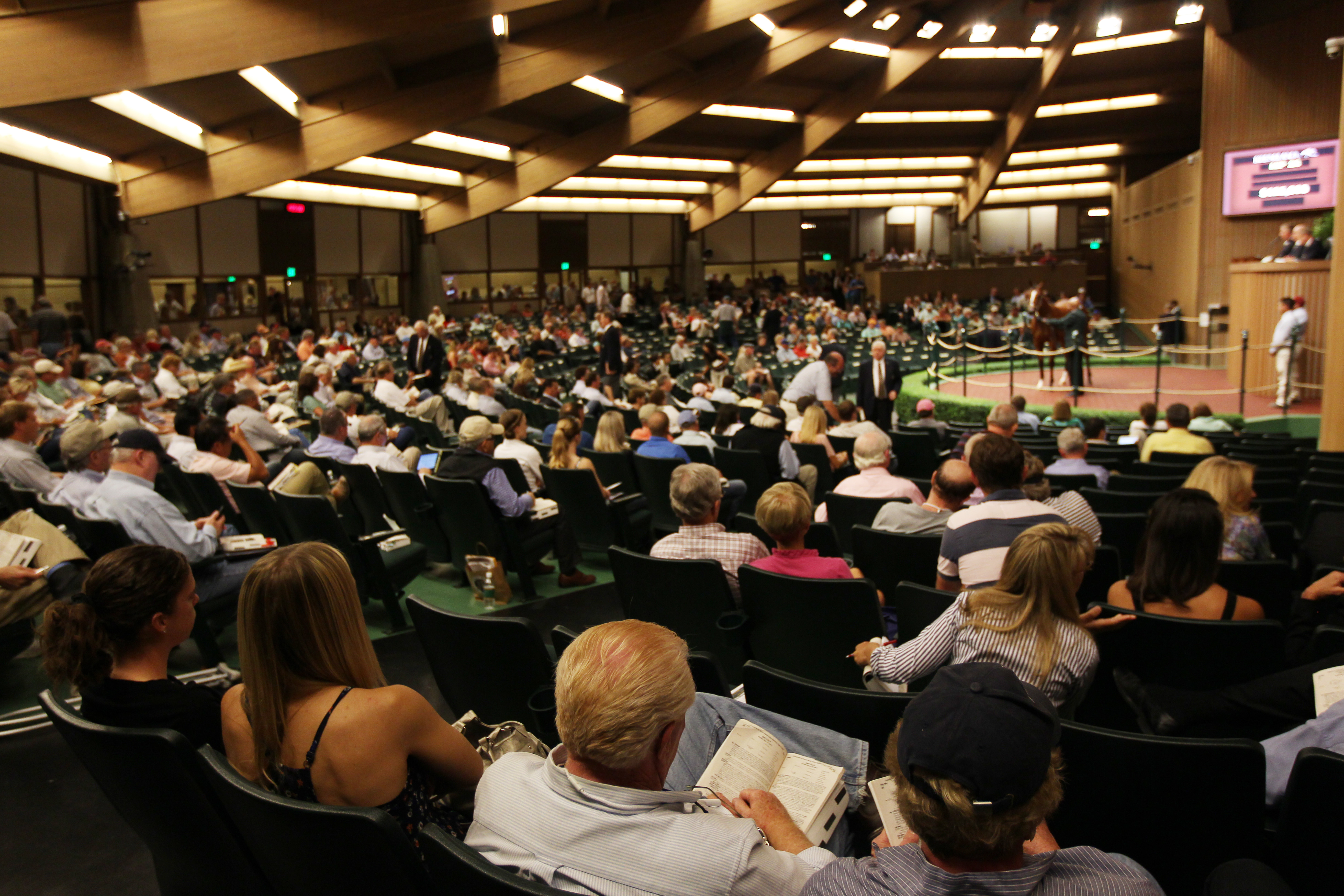 Keeneland Sale interior