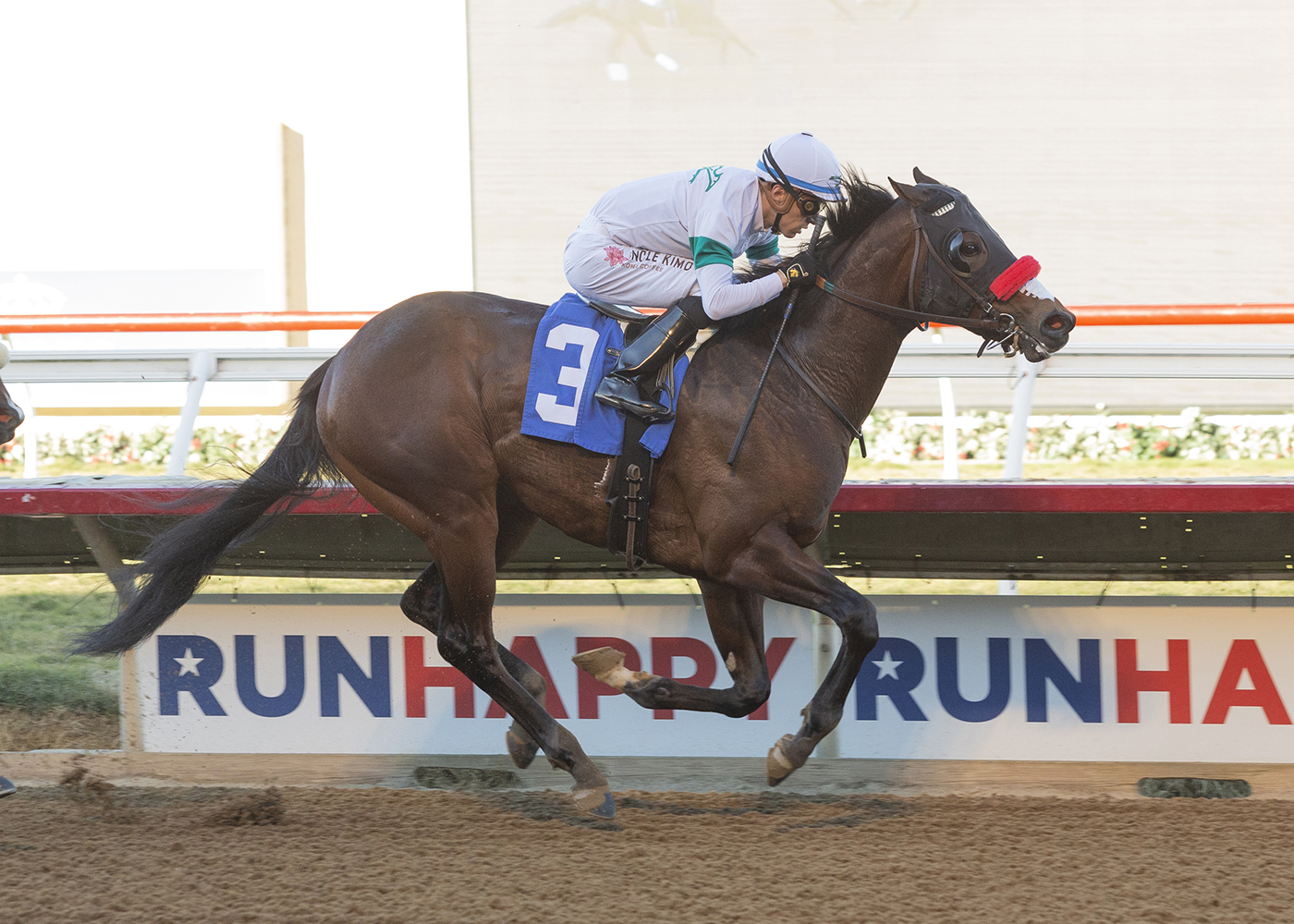 Kid Corleone looked good after adding blinkers, getting an 82 Beyer in a Nov. 13 maiden win.