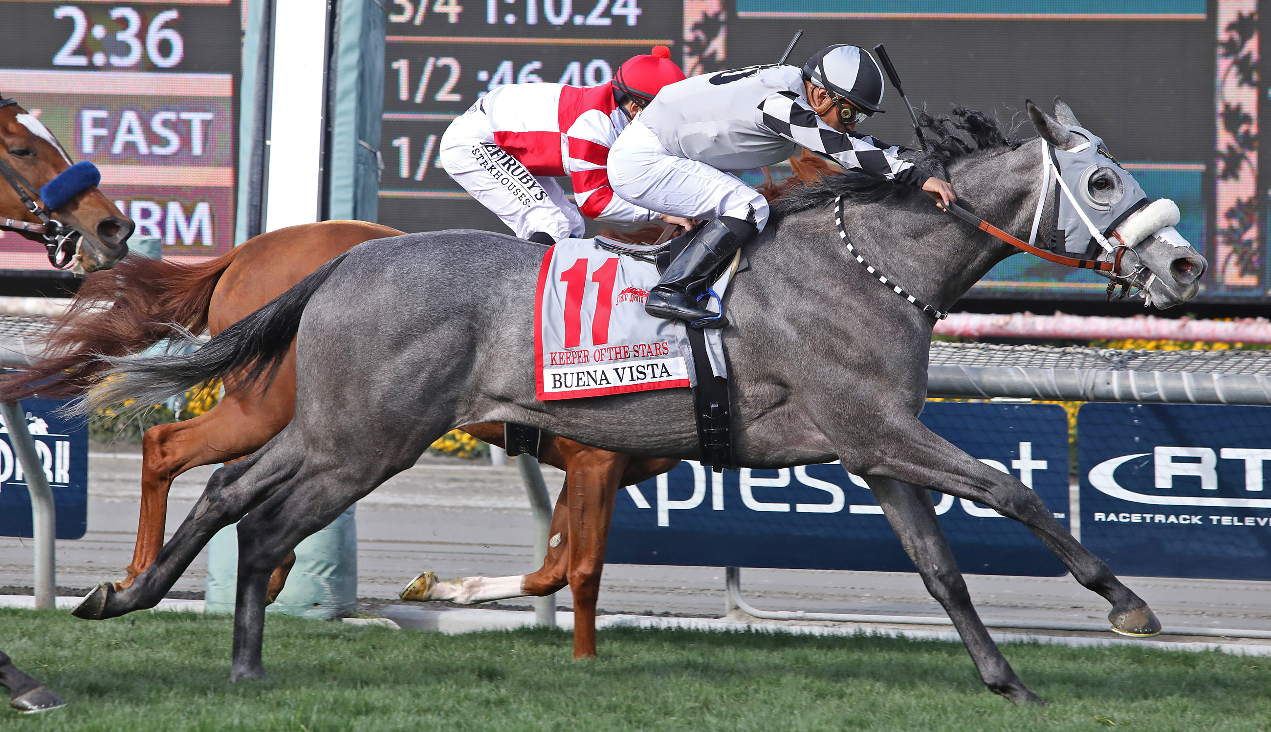 Keeper Ofthe Stars wins the 2020 Buena Vista Stakes